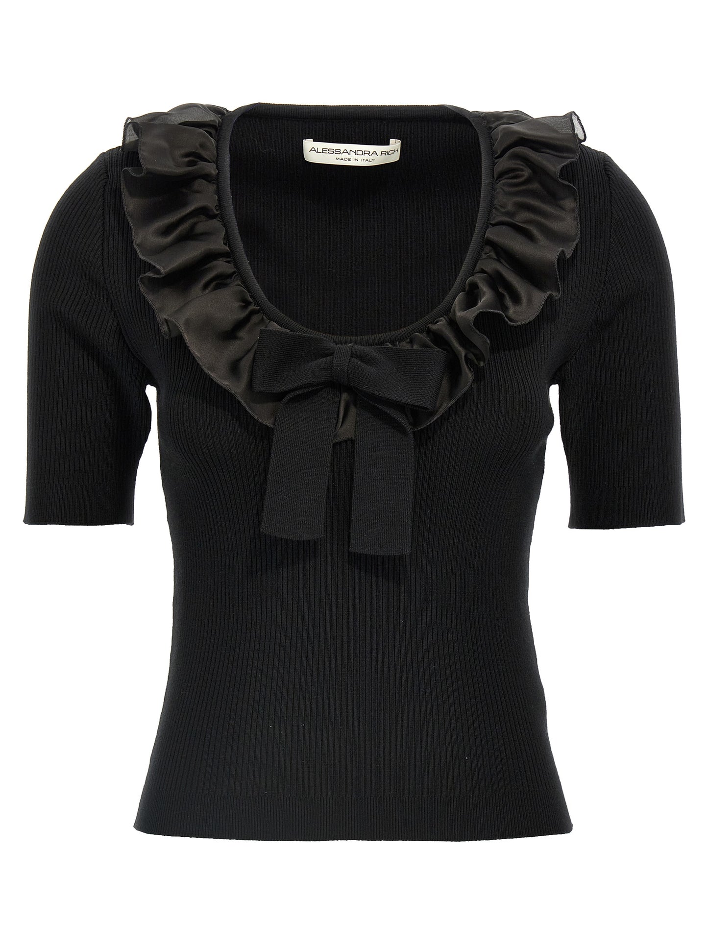 Alessandra Rich Women Ruffle T-Shirt ALESSANDRA RICH