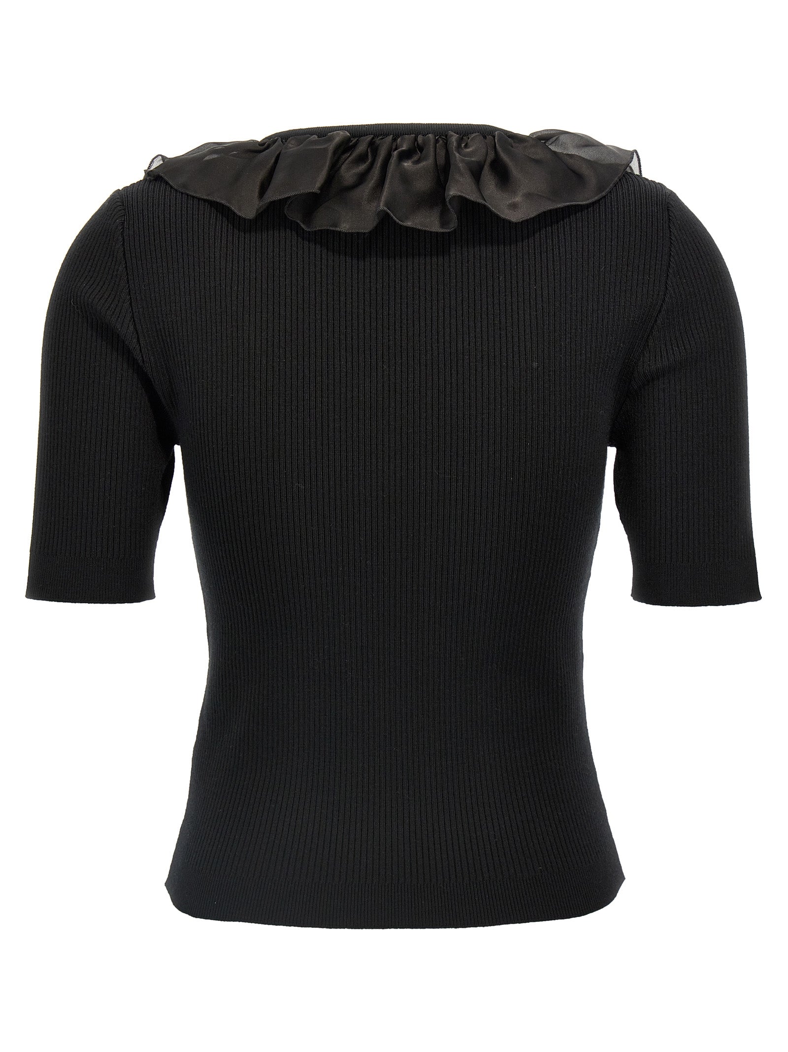 Alessandra Rich Women Ruffle T-Shirt ALESSANDRA RICH