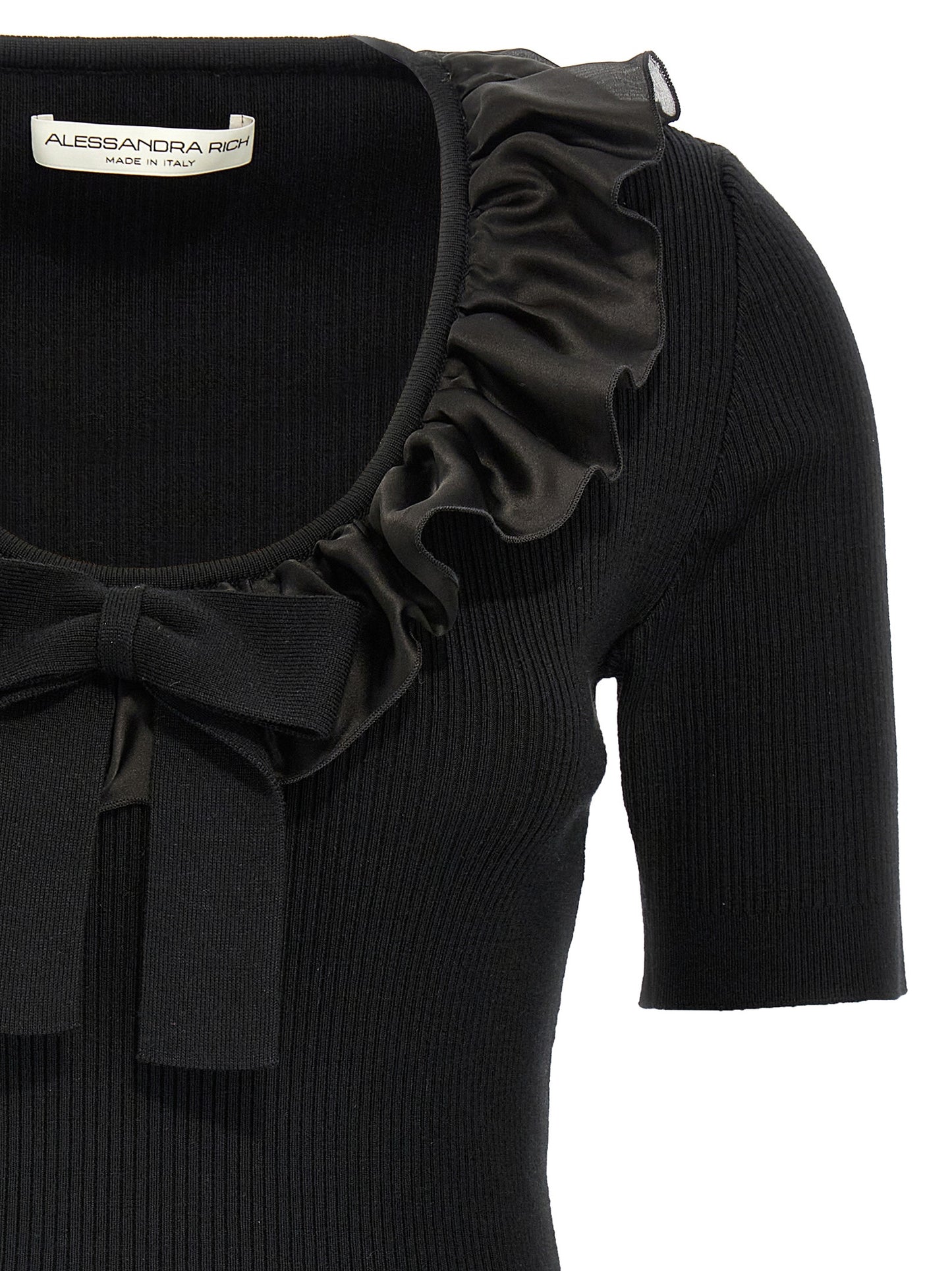 Alessandra Rich Women Ruffle T-Shirt ALESSANDRA RICH