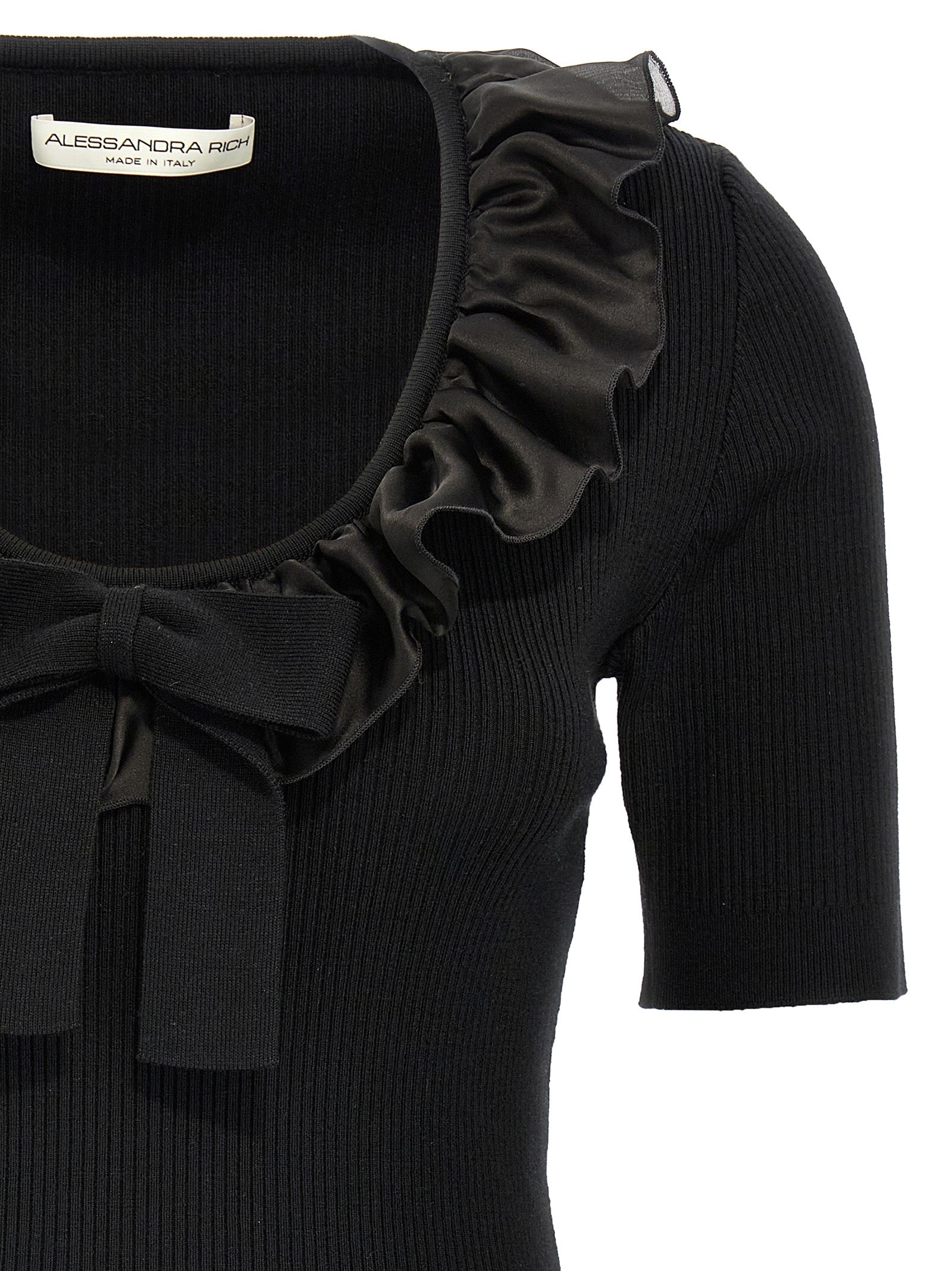 Alessandra Rich Women Ruffle T-Shirt ALESSANDRA RICH