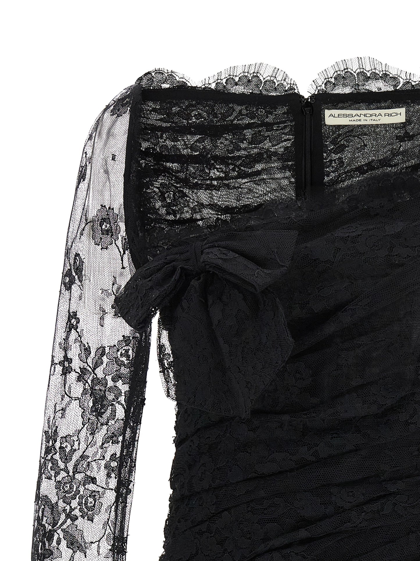 Alessandra Rich Women Draped Dress. ALESSANDRA RICH