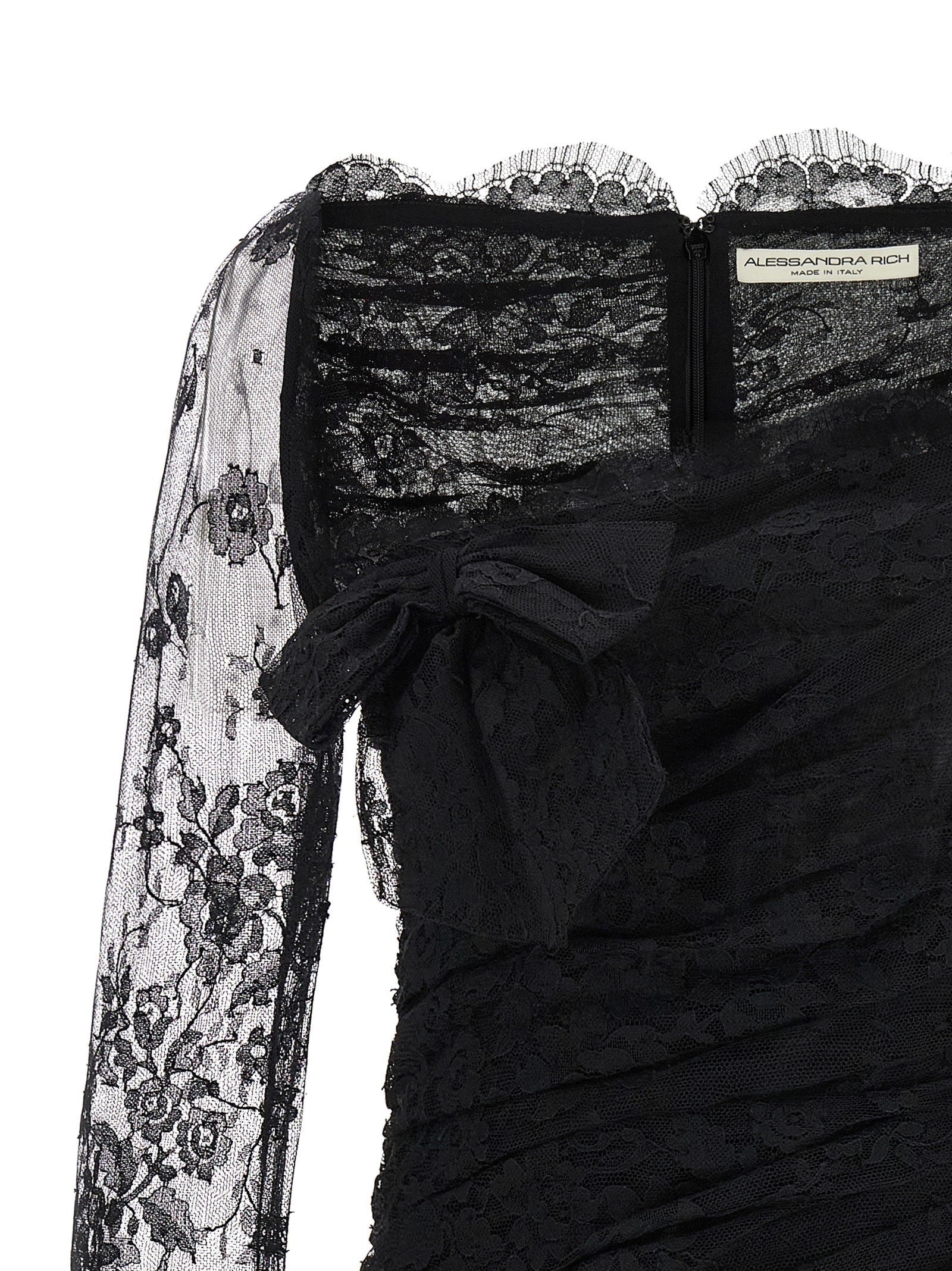 Alessandra Rich Women Draped Dress. ALESSANDRA RICH