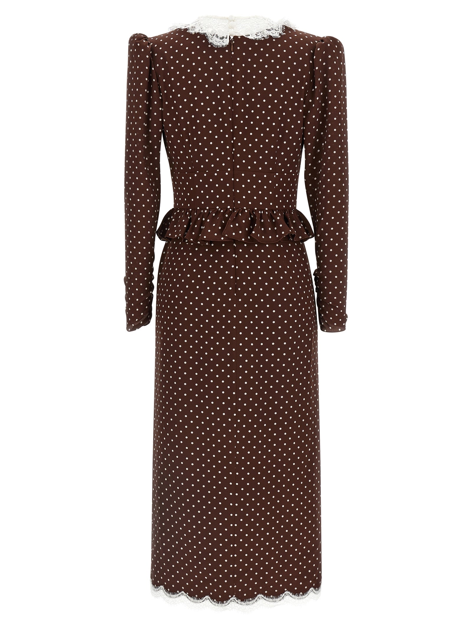 Alessandra Rich Women 'Polka Dot Midi' Dress ALESSANDRA RICH