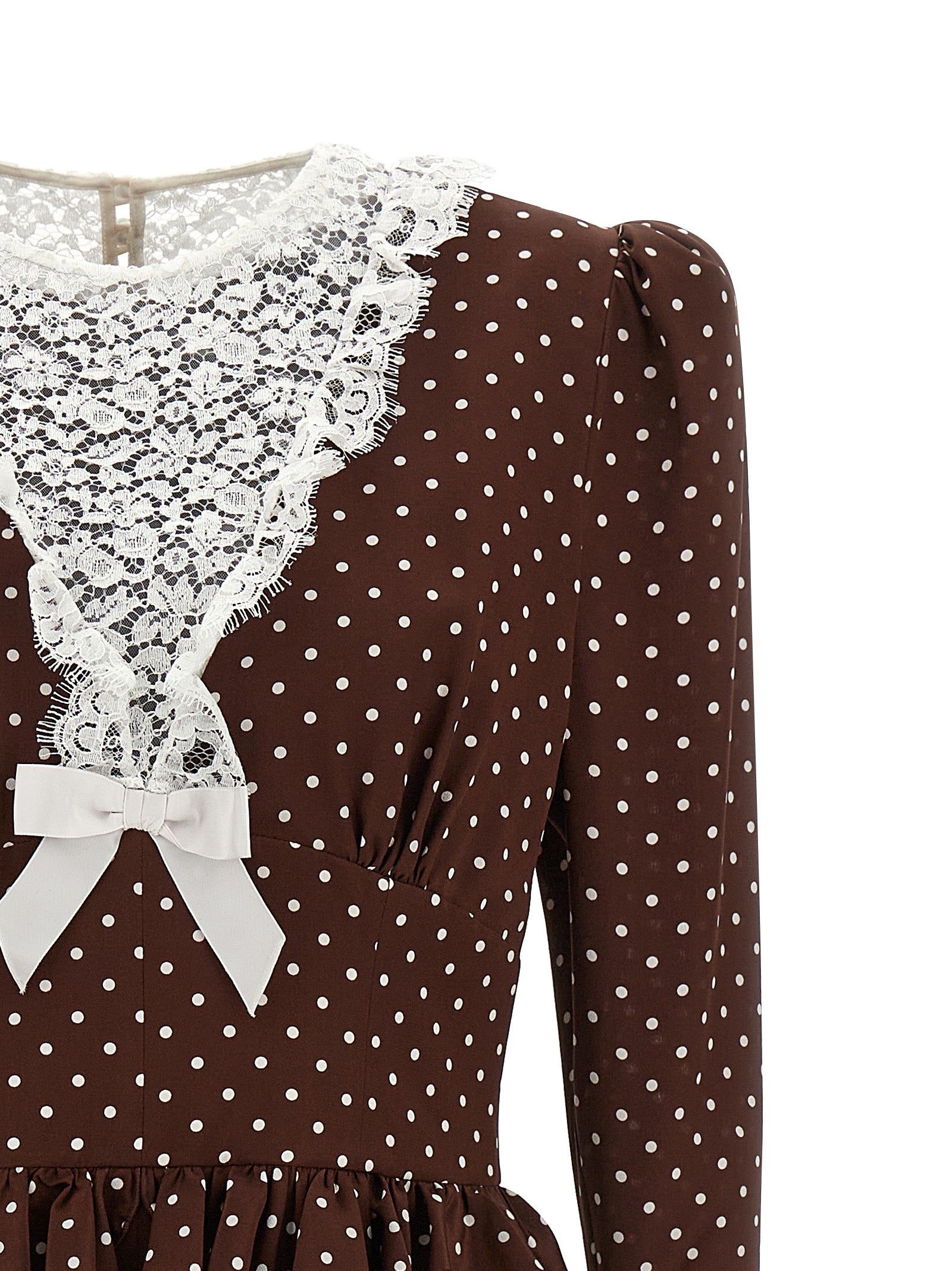 Alessandra Rich Women 'Polka Dot Midi' Dress ALESSANDRA RICH
