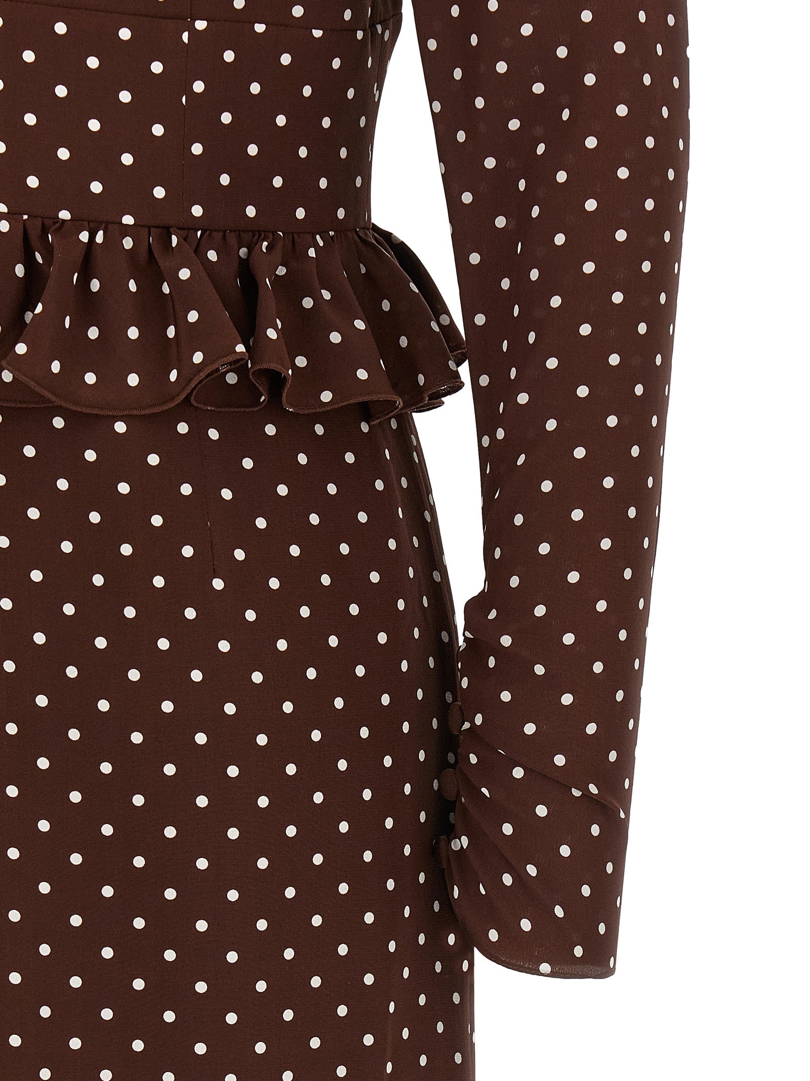 Alessandra Rich Women 'Polka Dot Midi' Dress ALESSANDRA RICH
