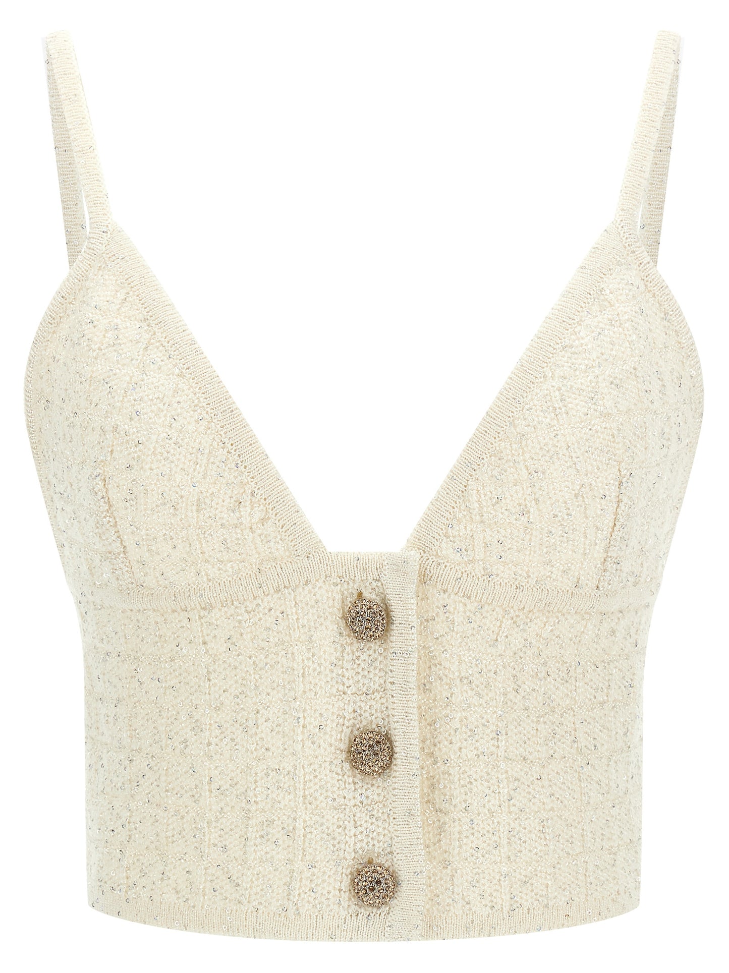 Alessandra Rich Women Sequin Top ALESSANDRA RICH