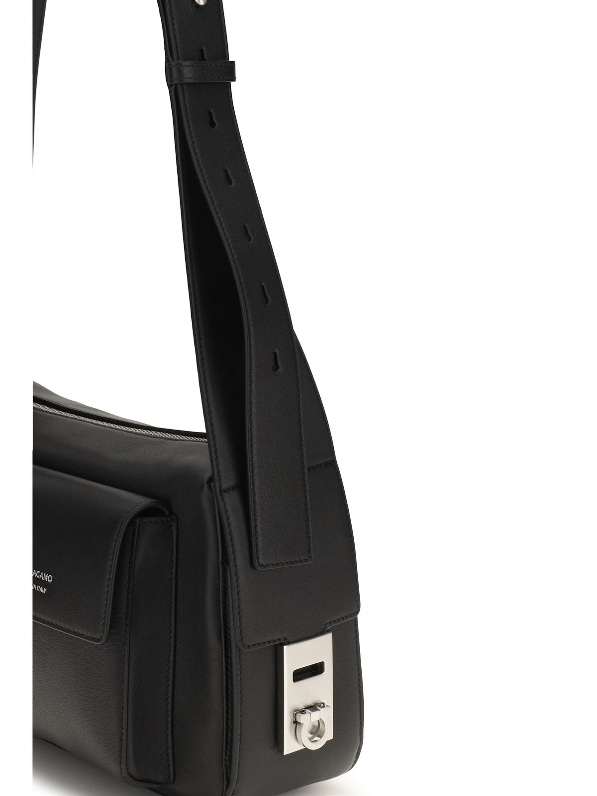 Ferragamo Men Hug Buckle Utility Shoulder Bag FERRAGAMO