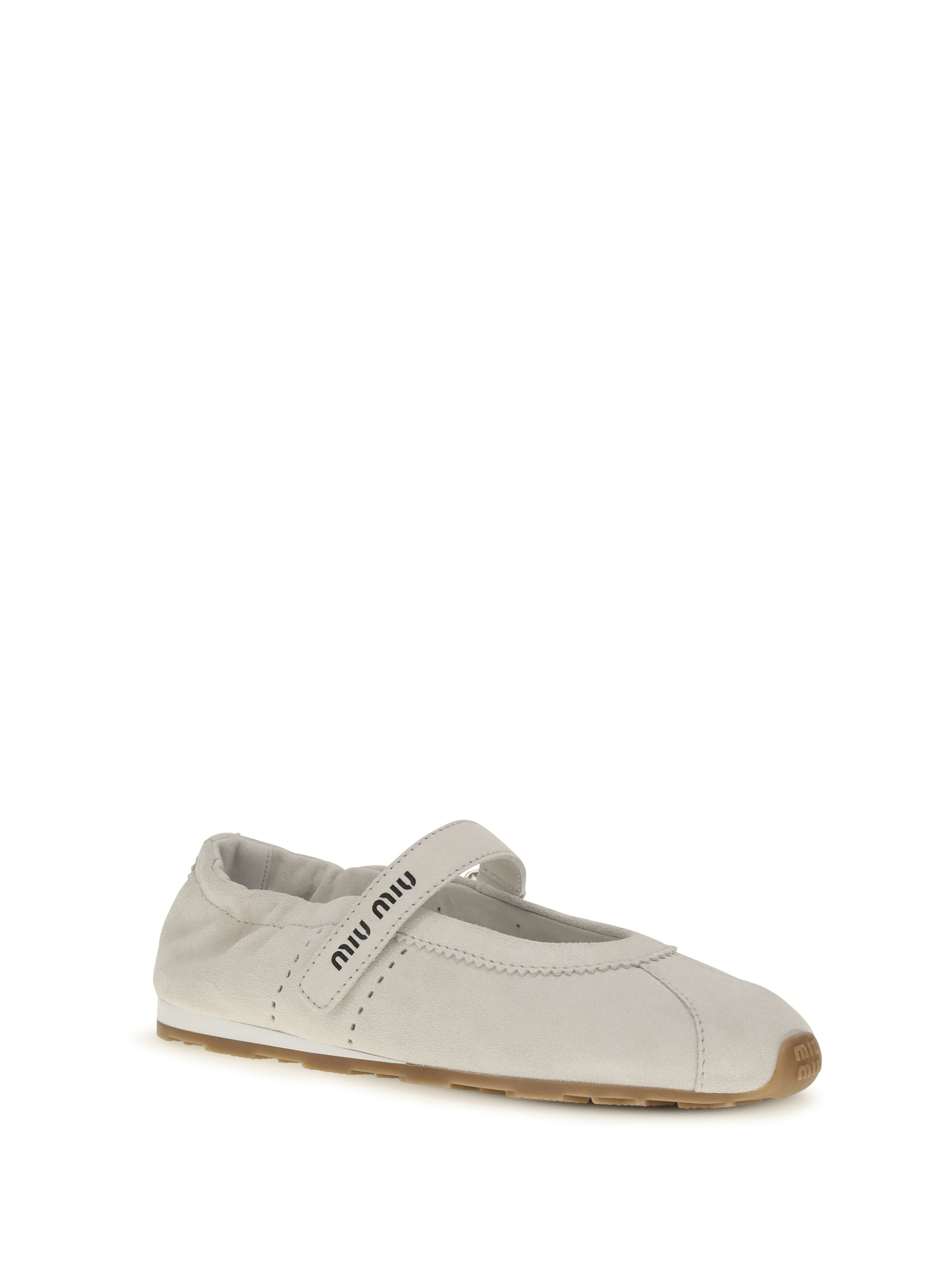 Miu Miu Women Plume Suede Ballerinas MIU MIU