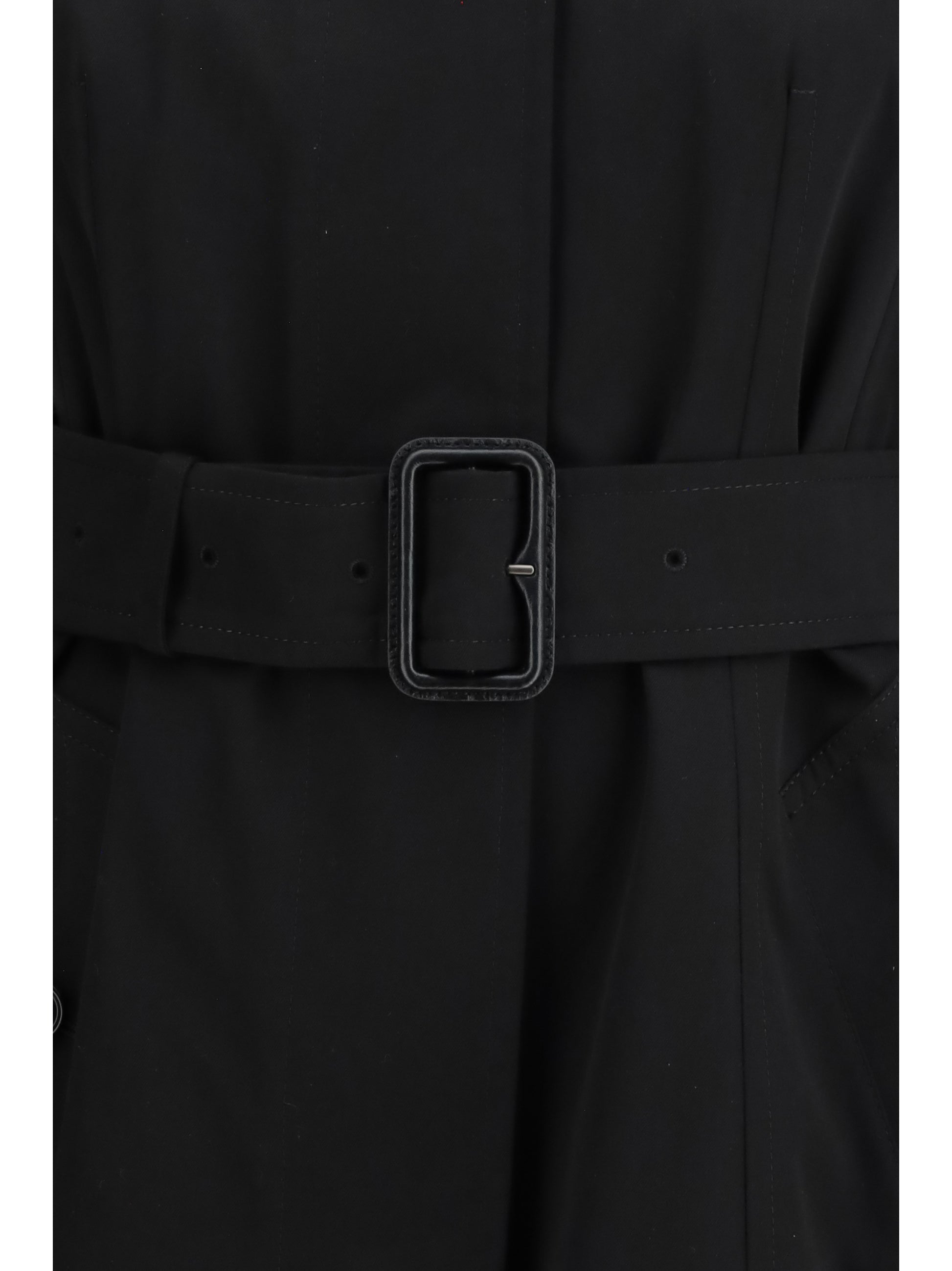Burberry Women Ellingham Gabardine Trench Coat BURBERRY