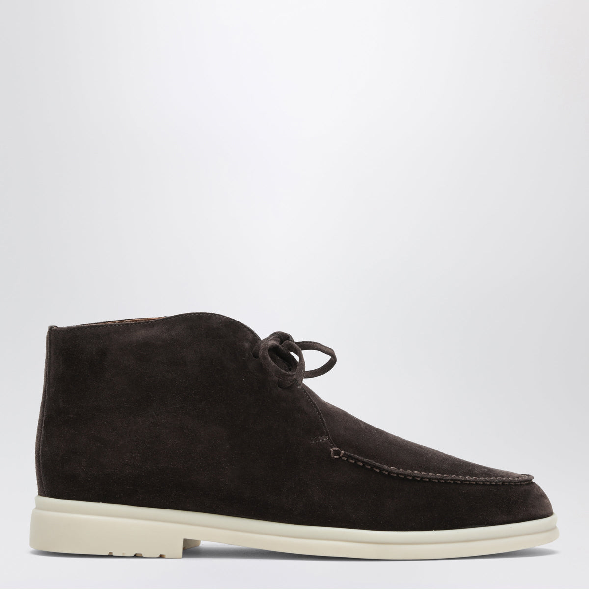 Loro Piana Brown Walk And Walk Ankle Boots In Suede Men LORO PIANA