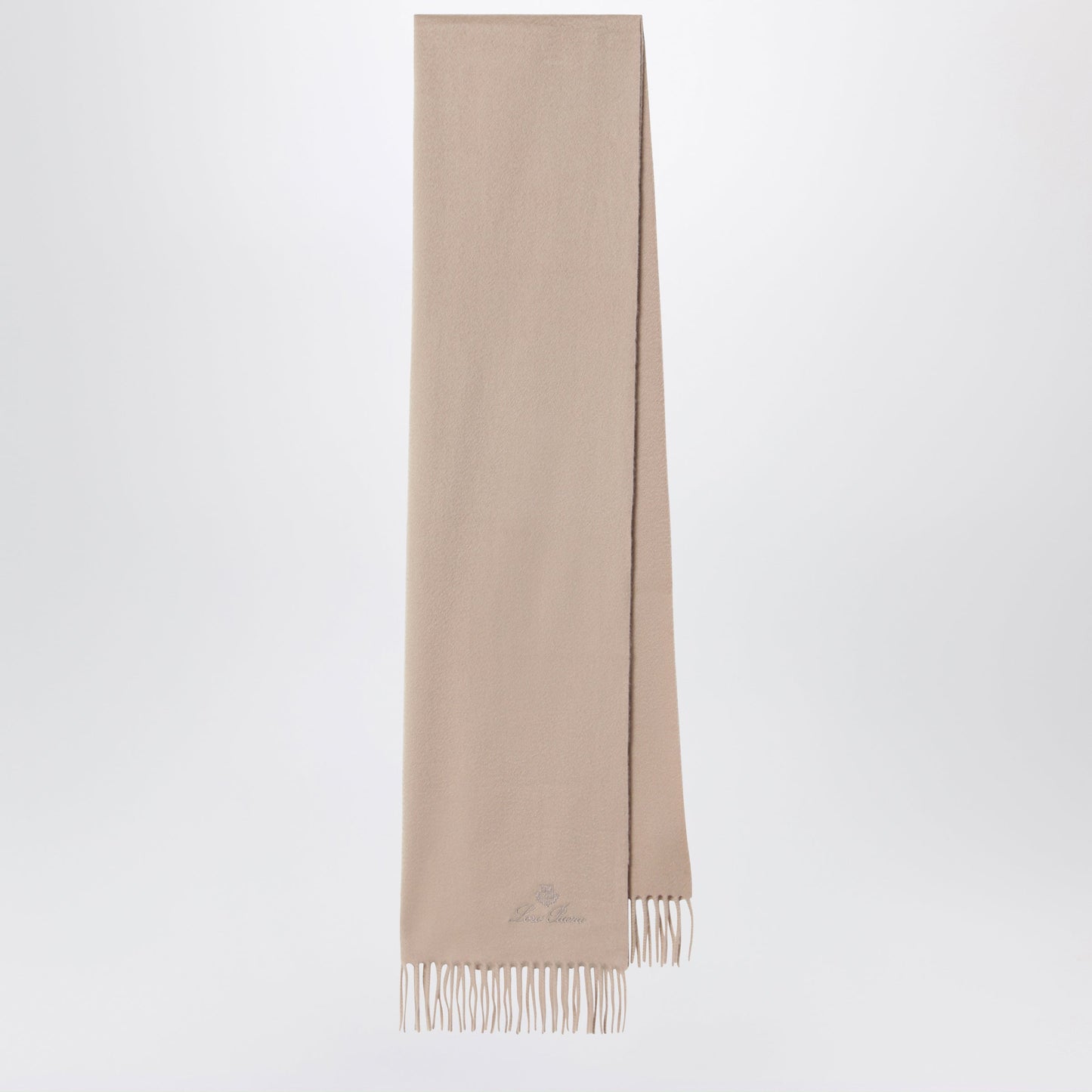 Loro Piana Beige Cashmere Scarf Women LORO PIANA