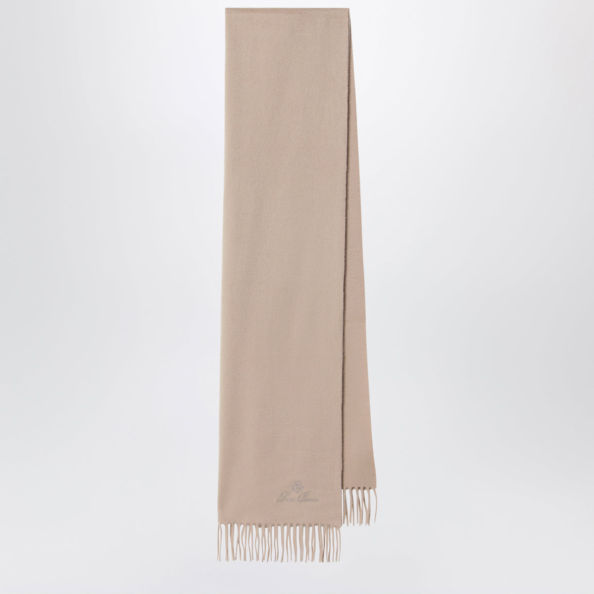 Loro Piana Beige Cashmere Scarf Women LORO PIANA