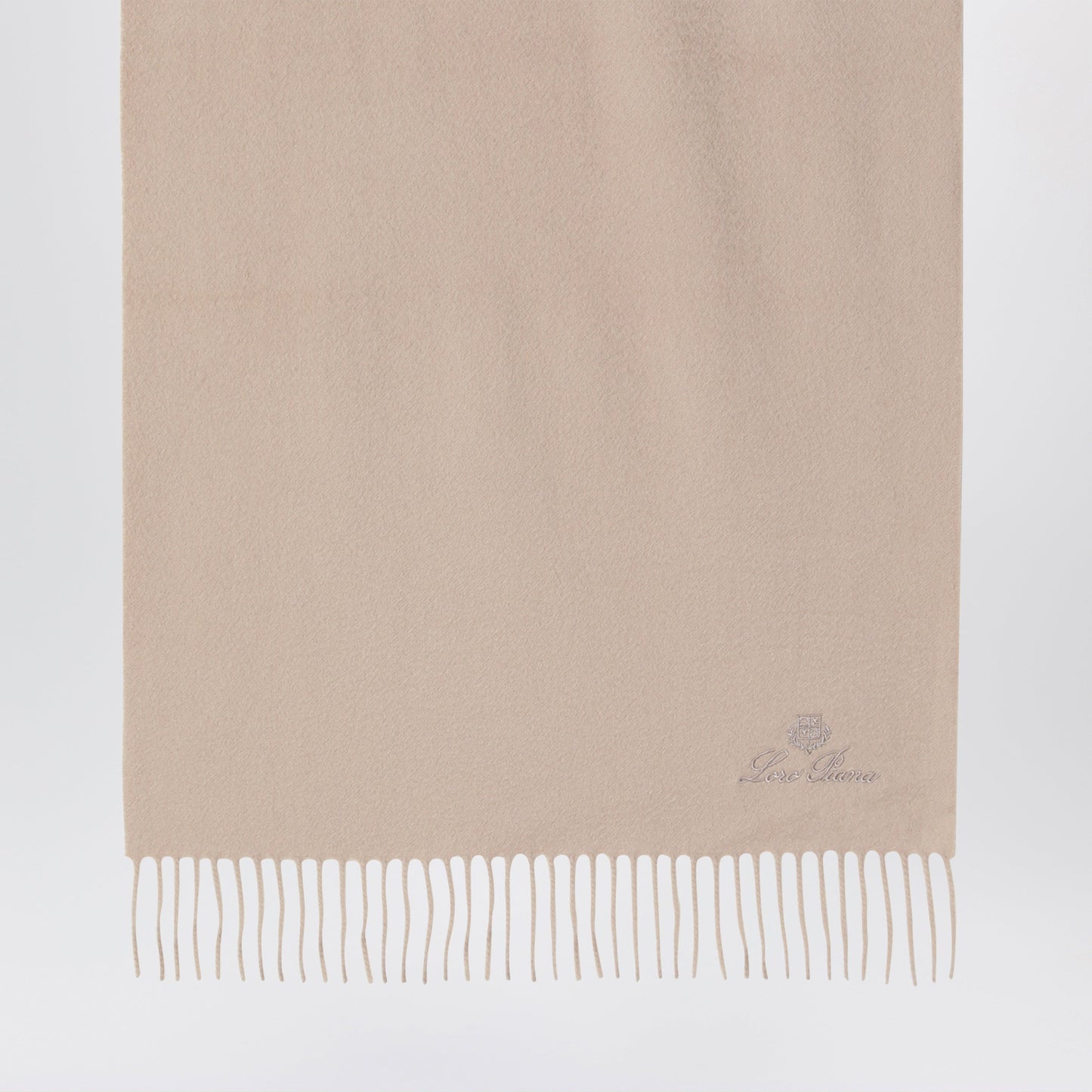 Loro Piana Beige Cashmere Scarf Women LORO PIANA
