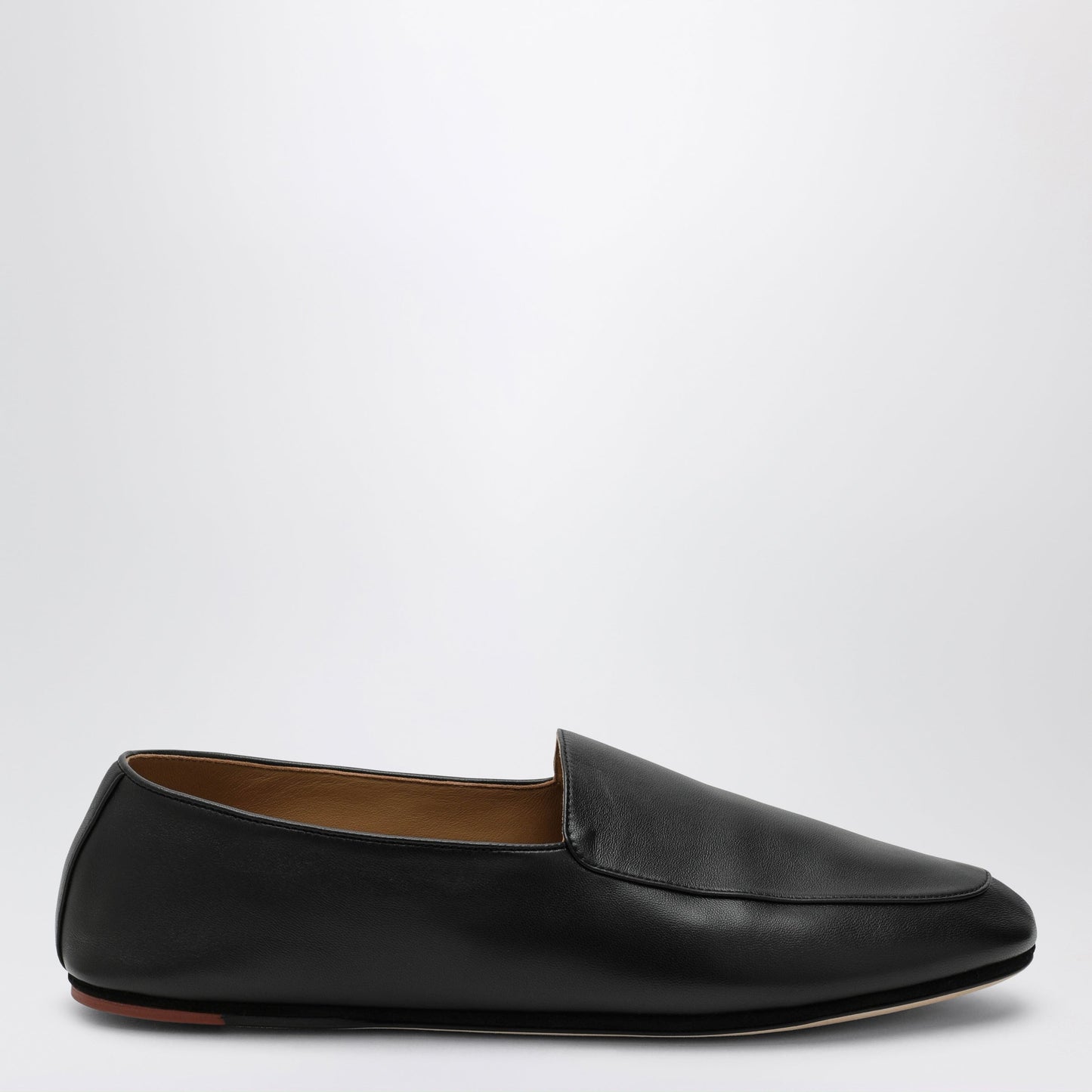 Loro Piana Anton Walk Black Lambskin Loafers Men LORO PIANA