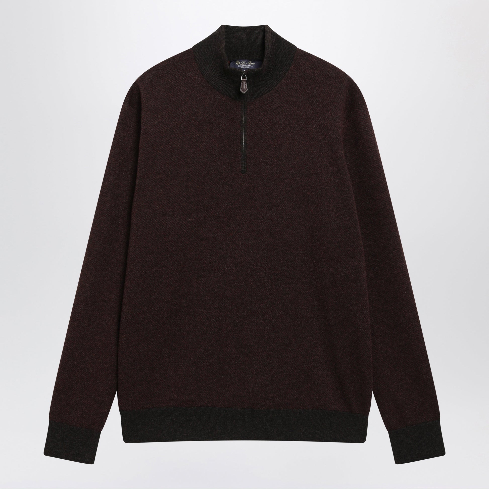 Loro Piana Roadster Cashmere Jumper In Bordeaux/Brown Men LORO PIANA