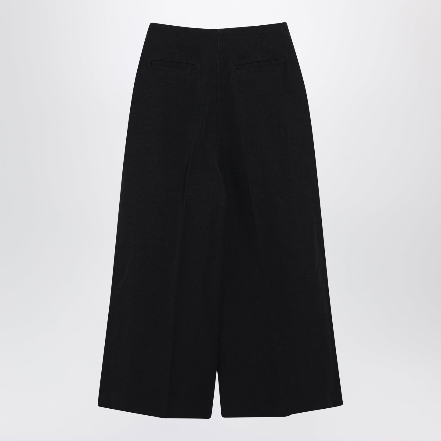 Loro Piana Navy Blue Kenith Trousers In Linen Blend Women LORO PIANA