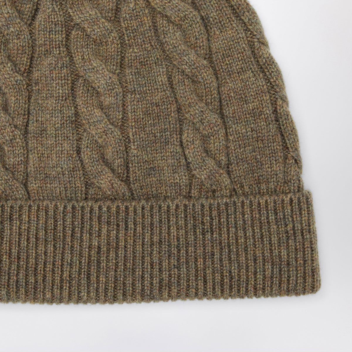 Loro Piana Biscuit Cable-Knit Cashmere Beanie Men LORO PIANA