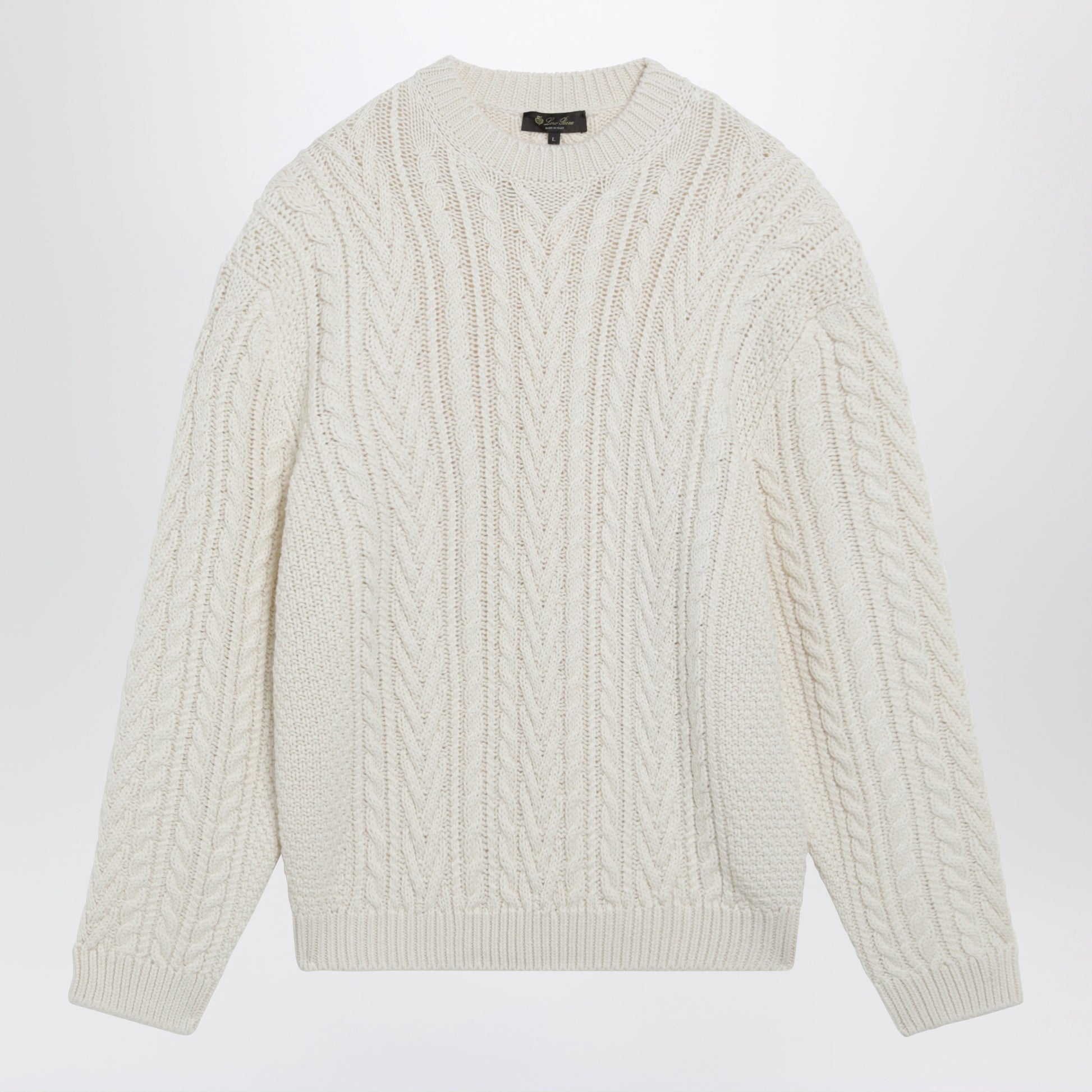 Loro Piana Schooner Sweater In Cashmere And Alpaca Men LORO PIANA