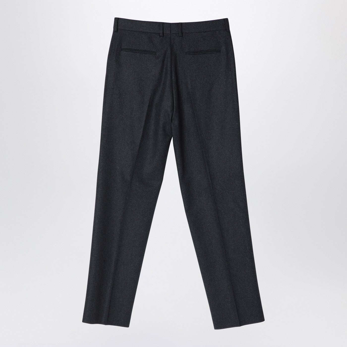 Fendi Grey Cashmere Trousers Men FENDI