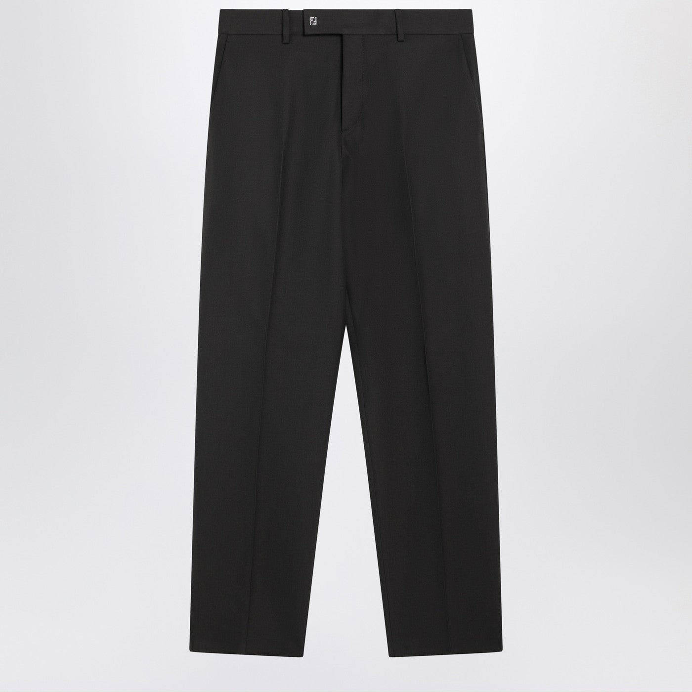 Fendi Brown Wool Trousers Men FENDI