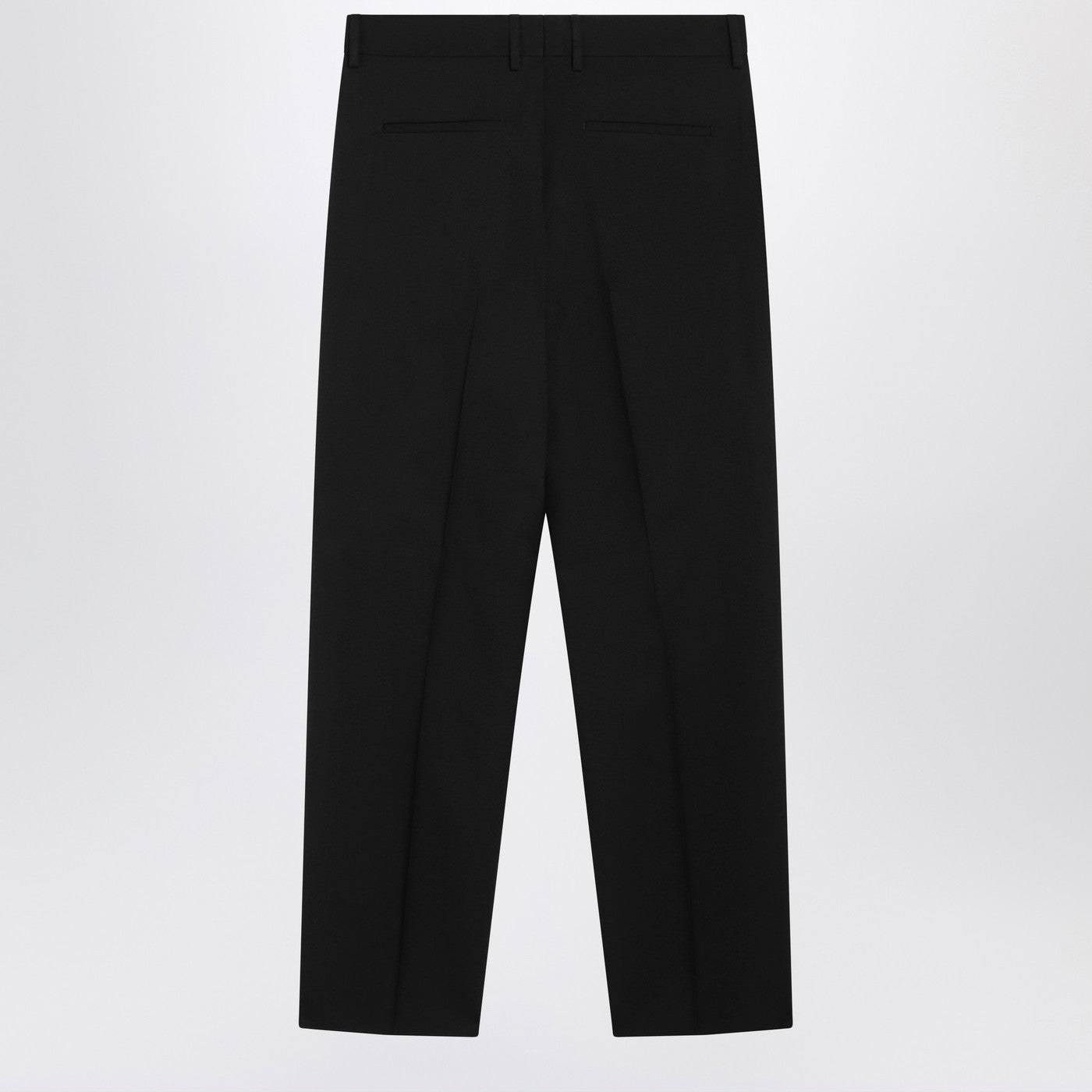 Fendi Black Wool Trousers Men FENDI