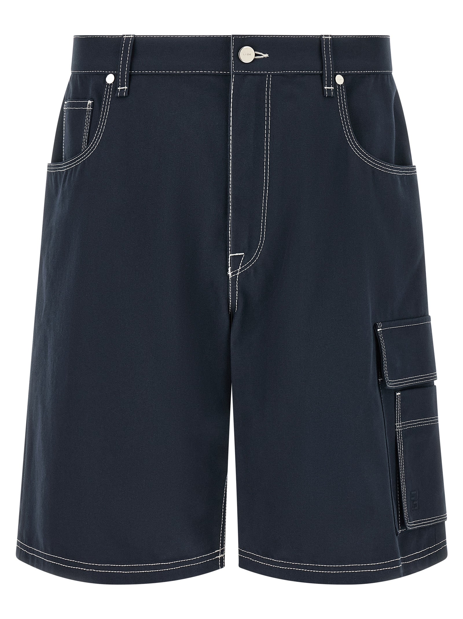 Fendi Men Bermuda Cargo Canvas Shorts FENDI