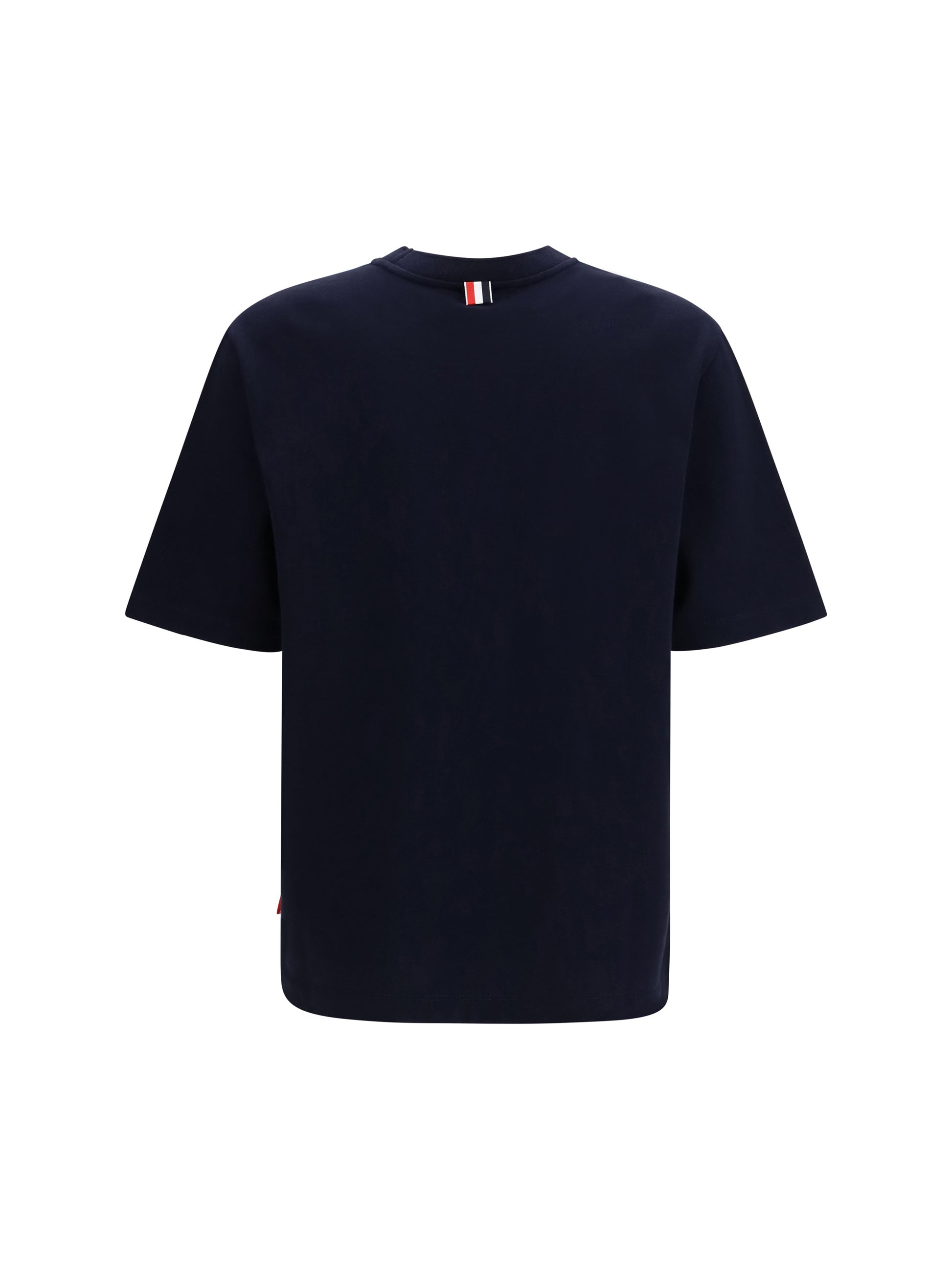 Thom Browne Men Colorblock T-Shirt With 4-Bar Detail THOM BROWNE
