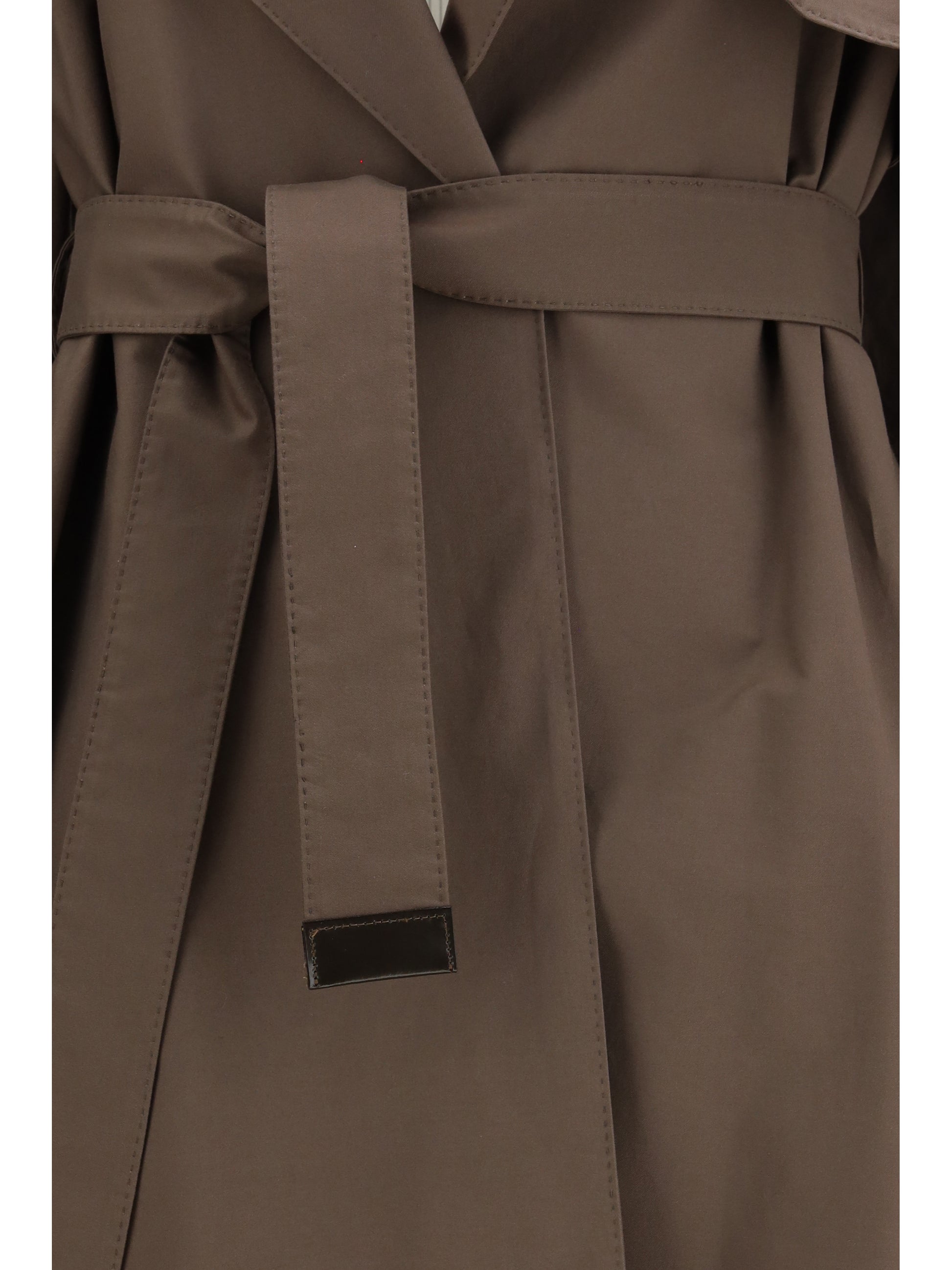 Max Mara The Cube Women Cotton-Blend Twill Trench MAX MARA THE CUBE