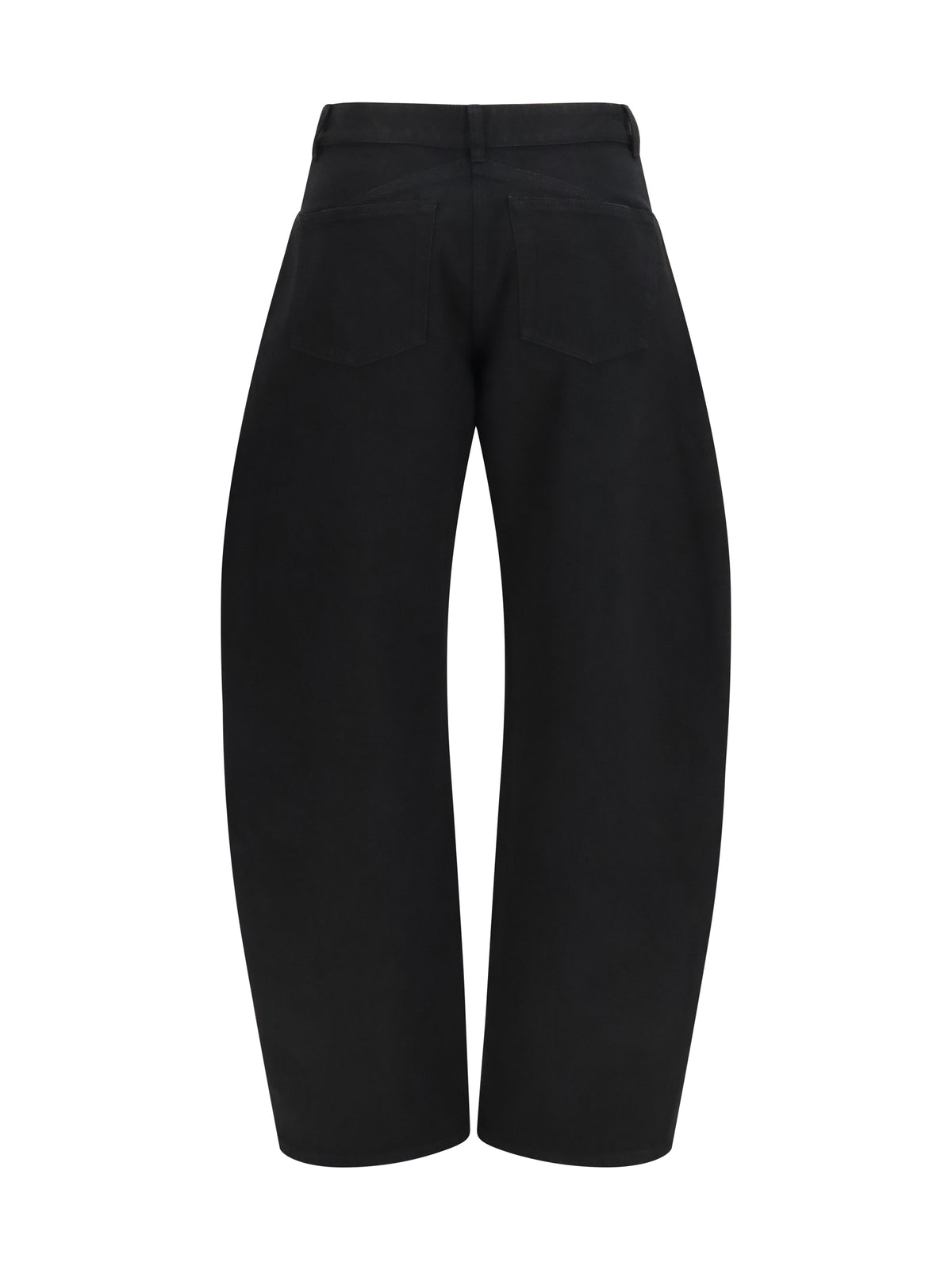 Alaïa Women Low Rise Rounded Jeans ALAIA