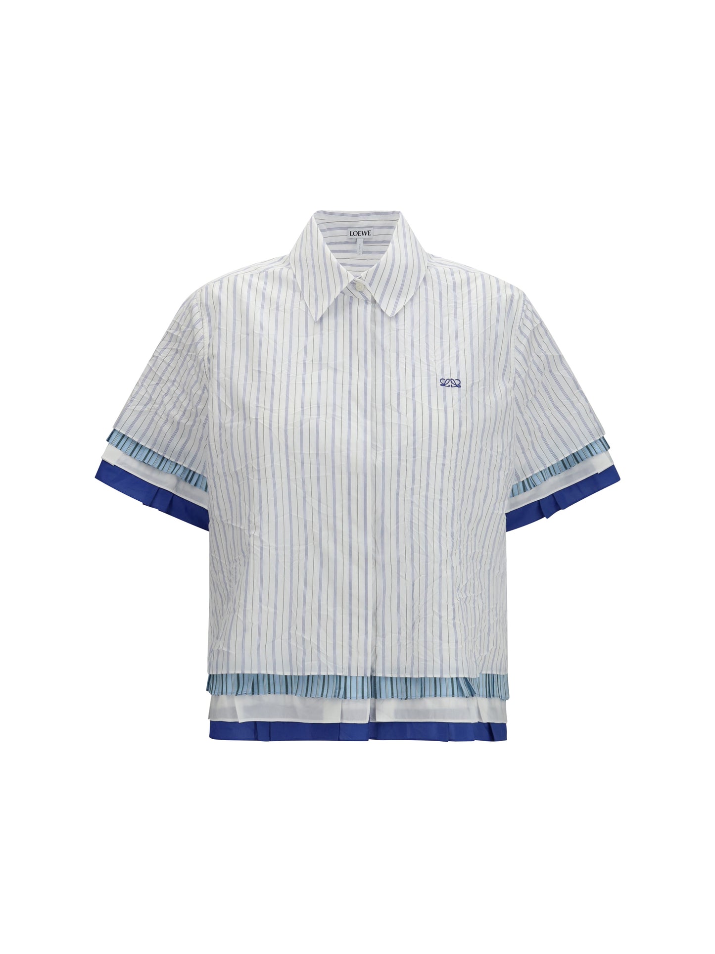 Loewe Women Short-Sleeved Striped Shirt LOEWE