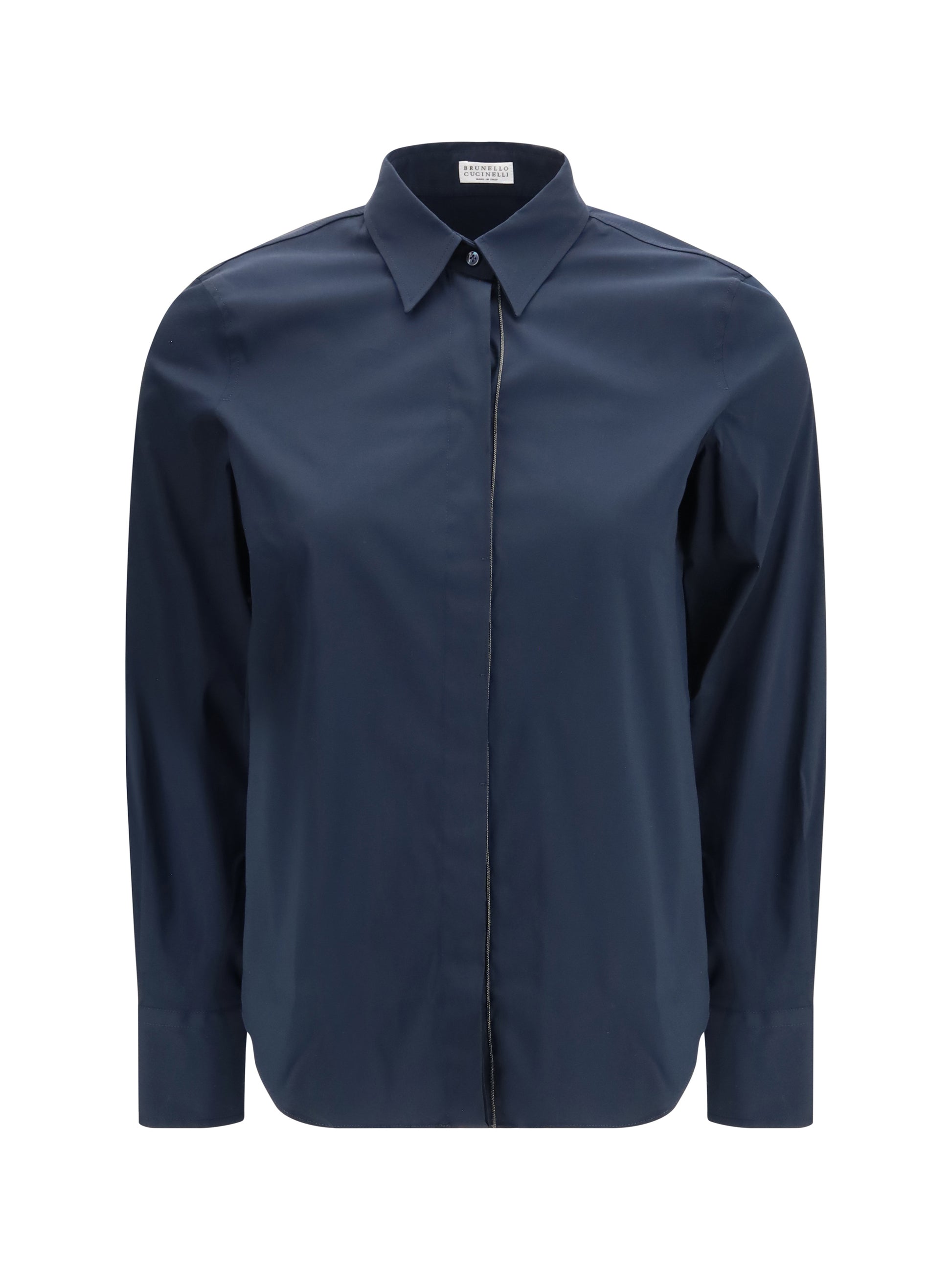 Brunello Cucinelli Women Shirt With Embellishments BRUNELLO CUCINELLI