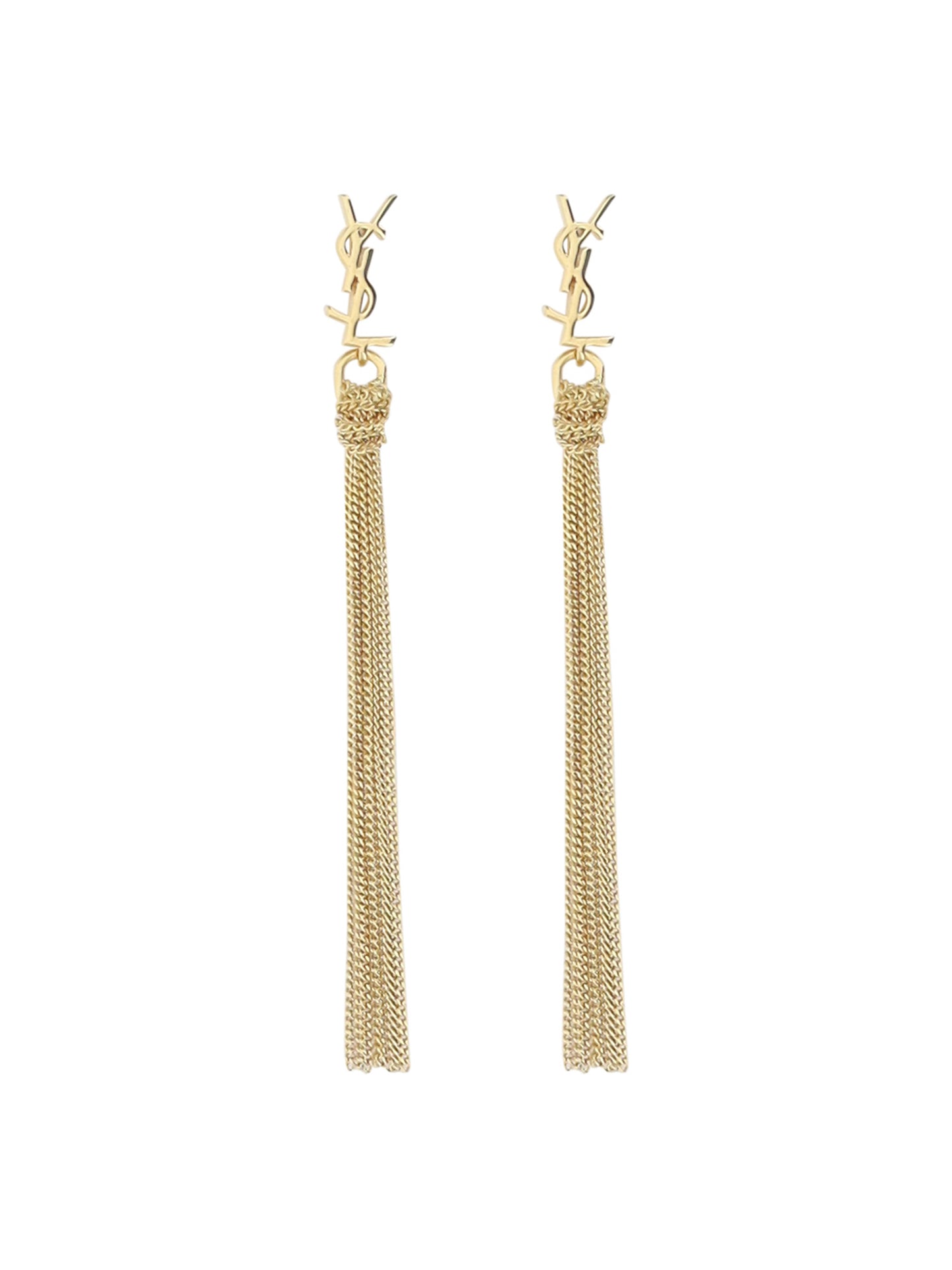 Saint Laurent Women Bo Pompons Chaines Brass Metal SAINT LAURENT