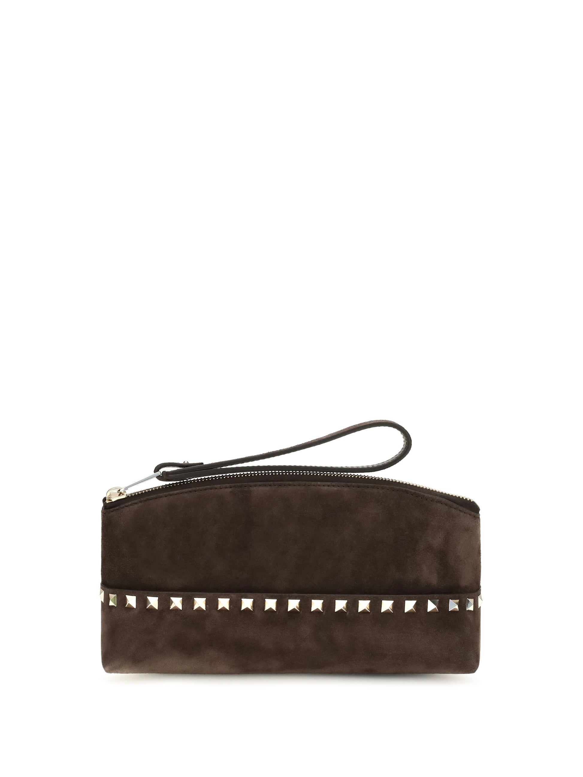 Valentino Garavani Women Rockstud Suede Pouch VALENTINO GARAVANI