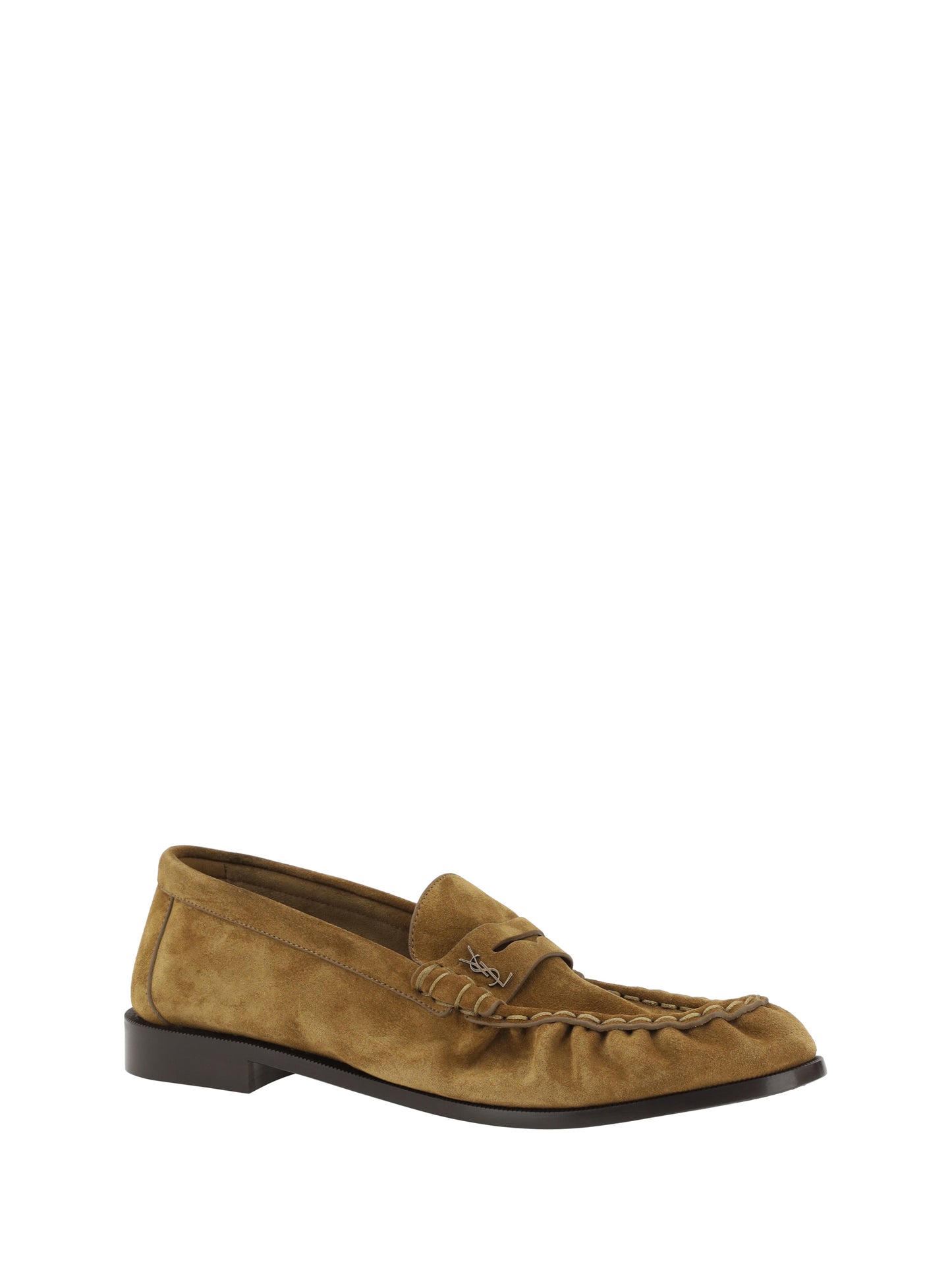 Saint Laurent Men Le Loafer Suede Loafers SAINT LAURENT