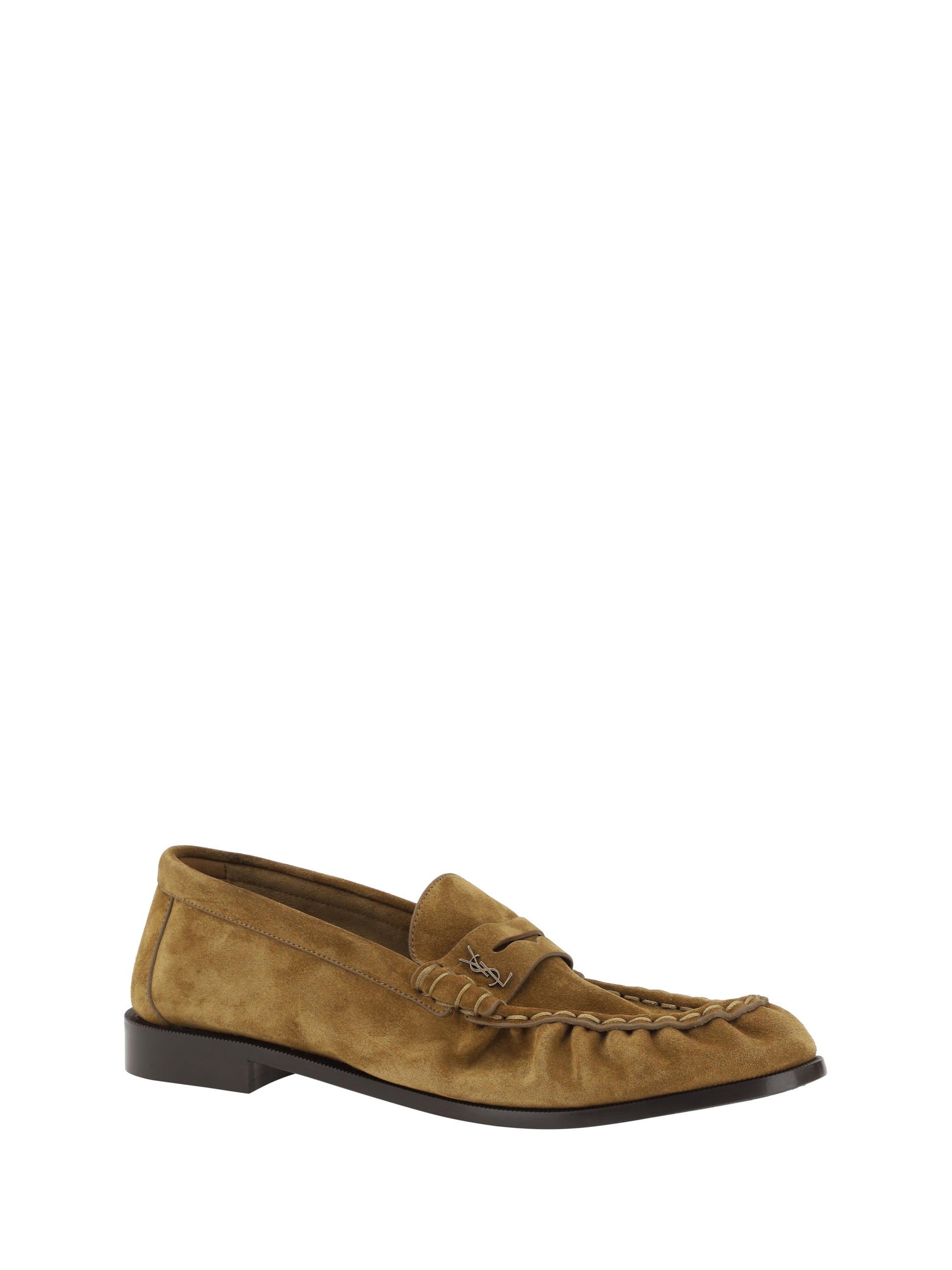 Saint Laurent Men Le Loafer Suede Loafers SAINT LAURENT