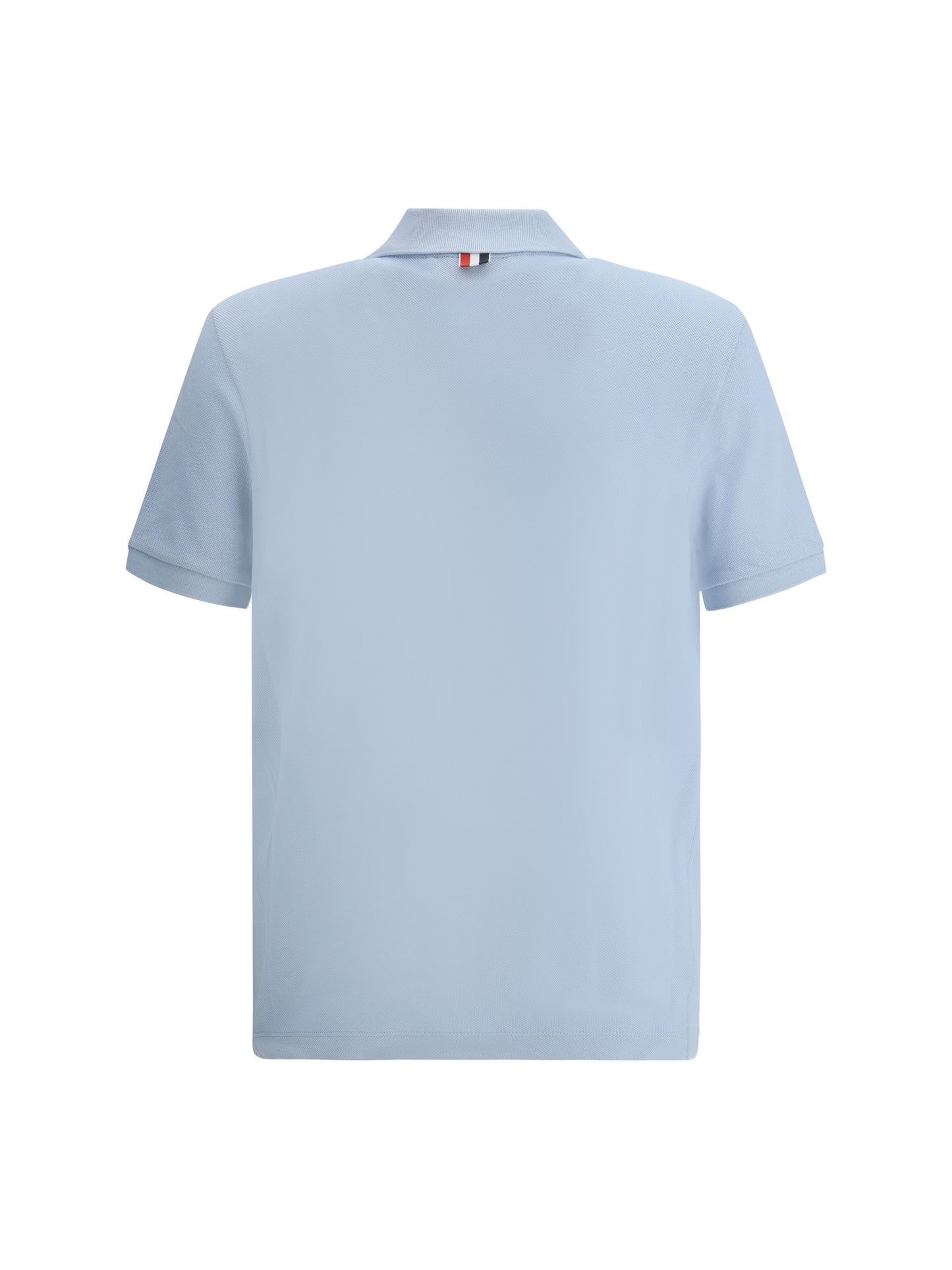 Thom Browne Men Polo Whit Iconic Bands THOM BROWNE