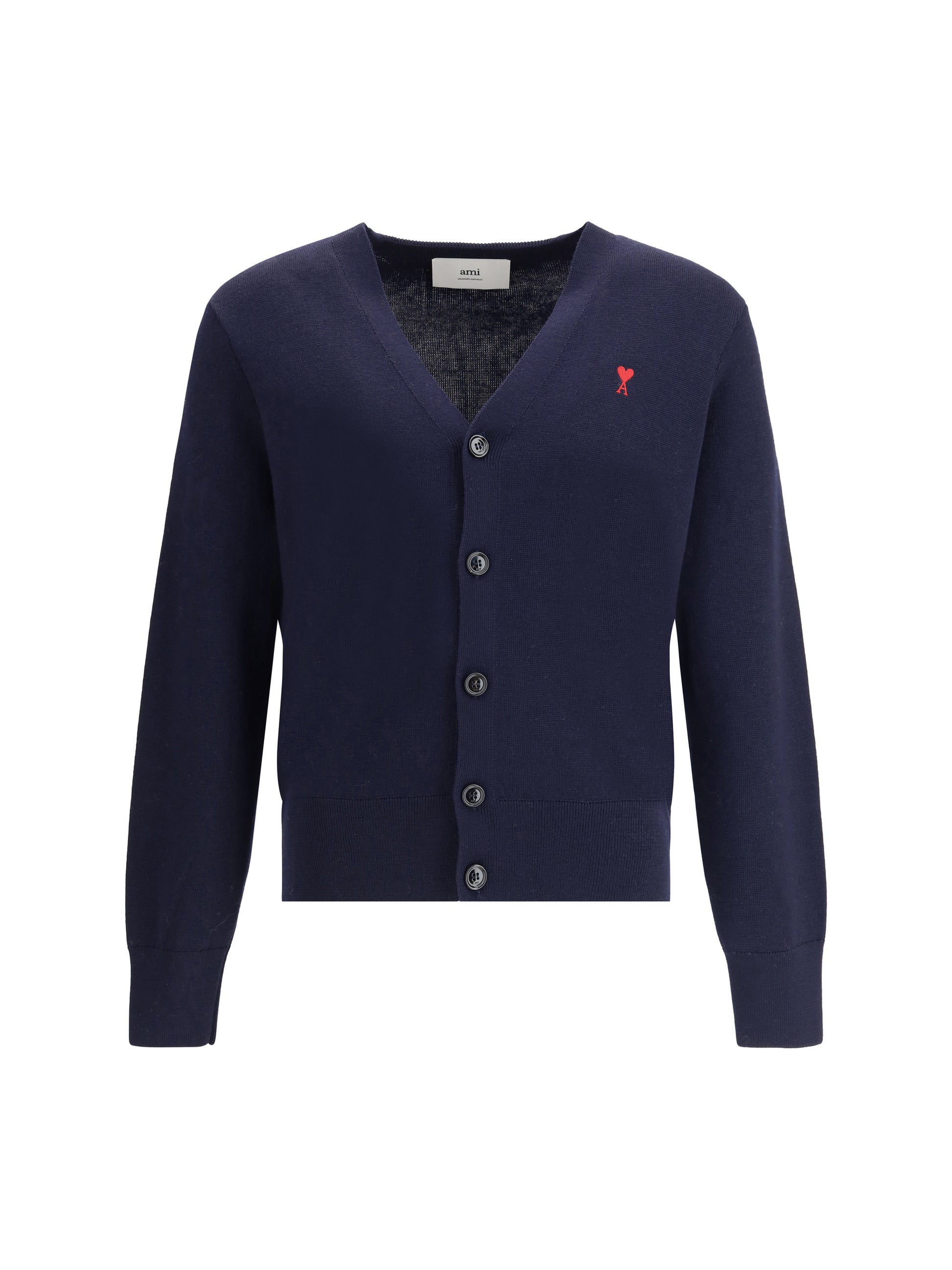 Ami Paris Men Ami De Coeur Cardigan AMI PARIS