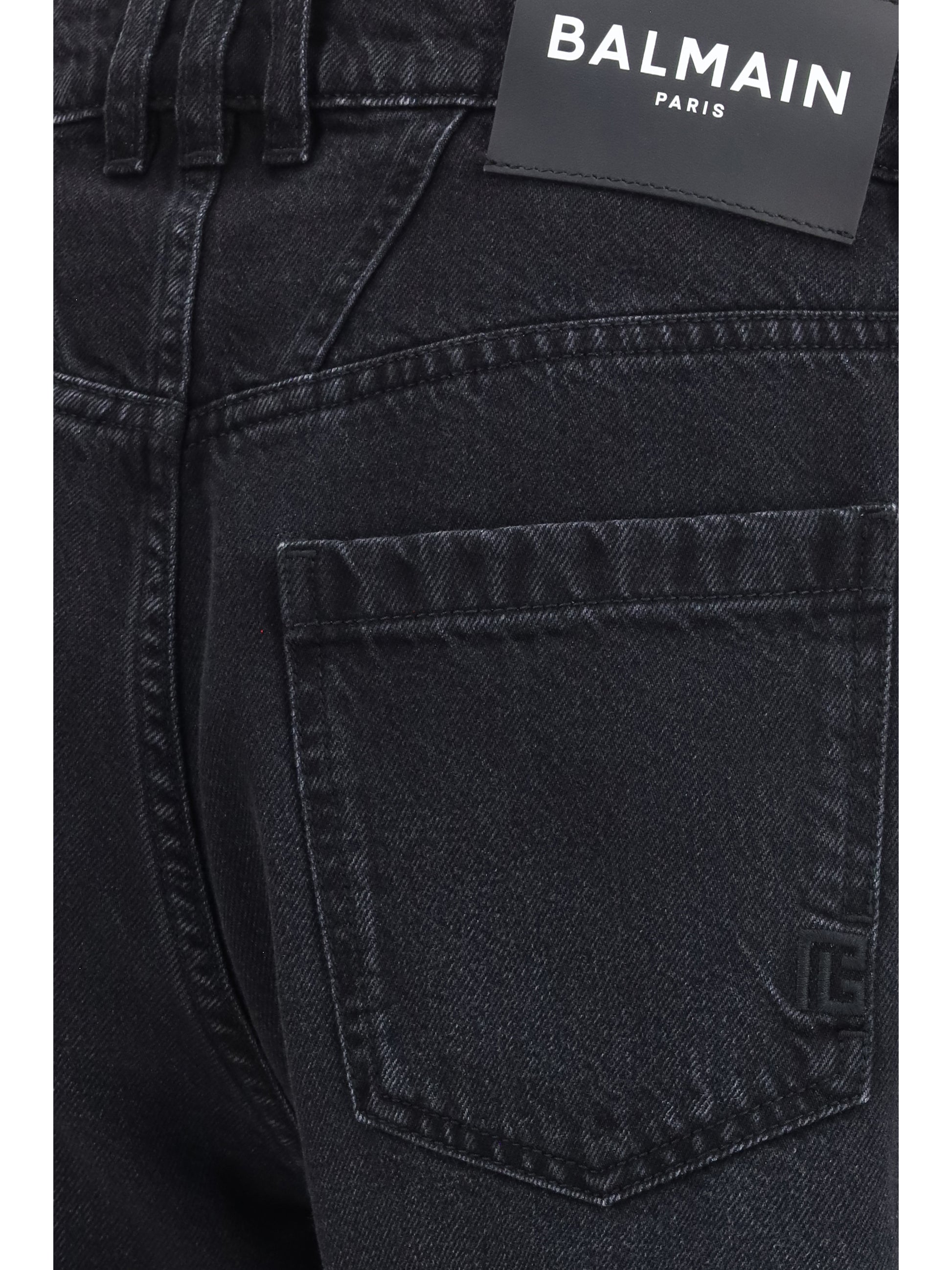 Balmain Men Straight-Leg Denim Jeans BALMAIN
