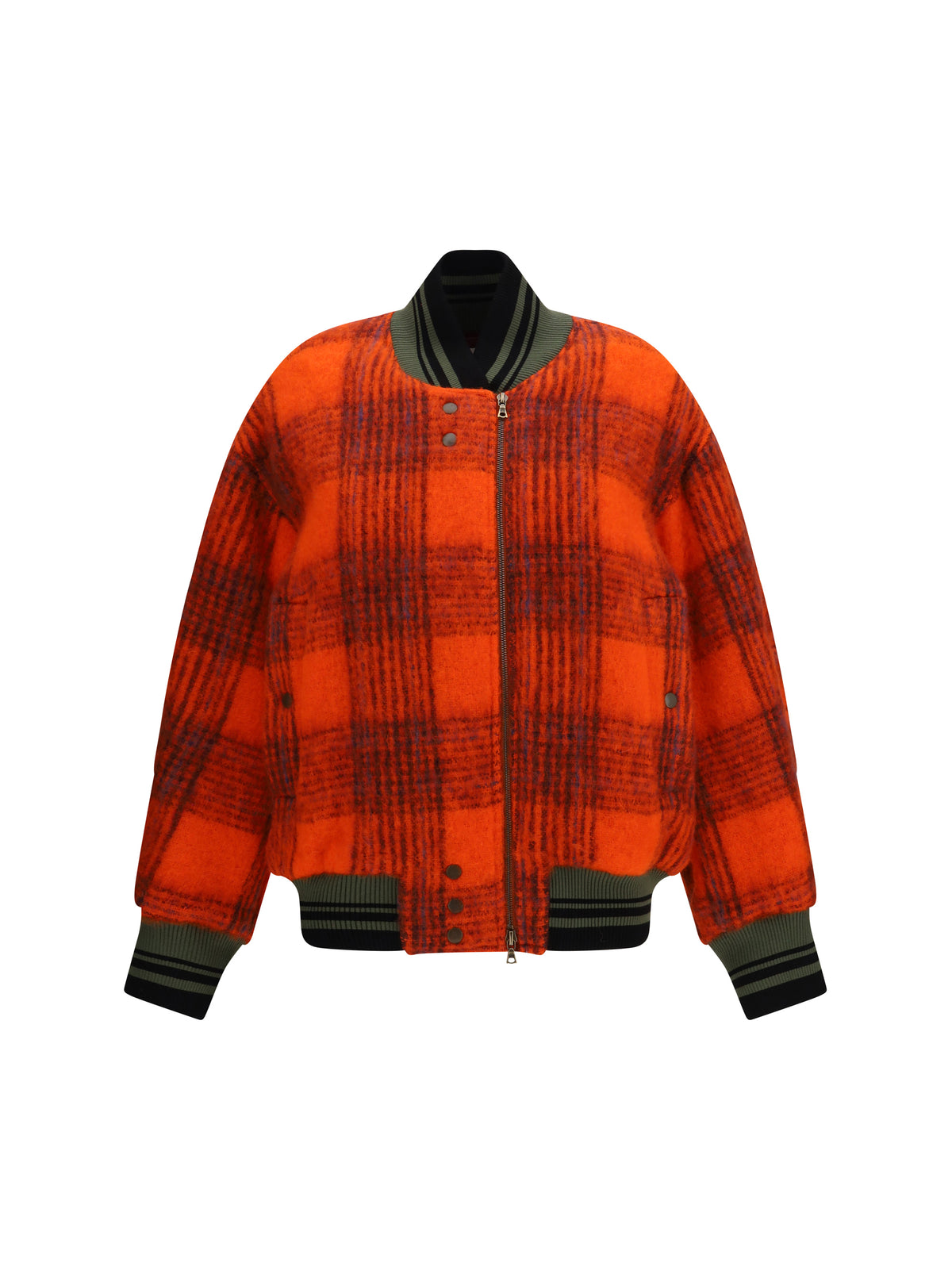 Dries Van Noten Women Oversized Mohair-Blend Bomber Jacket DRIES VAN NOTEN