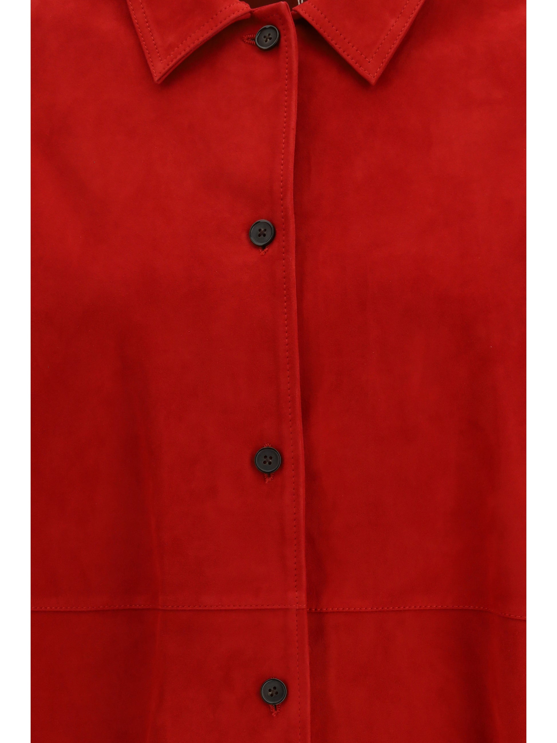 Toteme Women Suede Shirt Jacket TOTEME