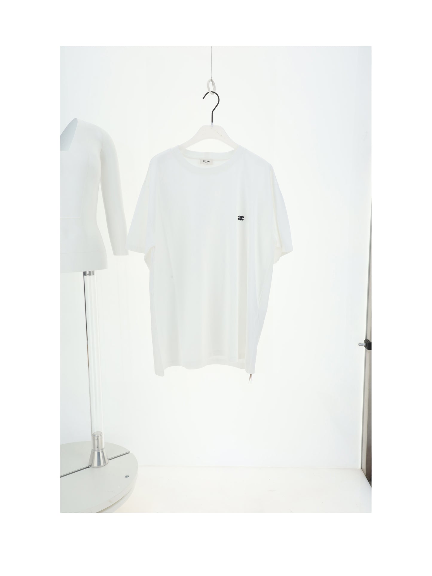 Celine Men T-Shirt Loose Triomphe CELINE
