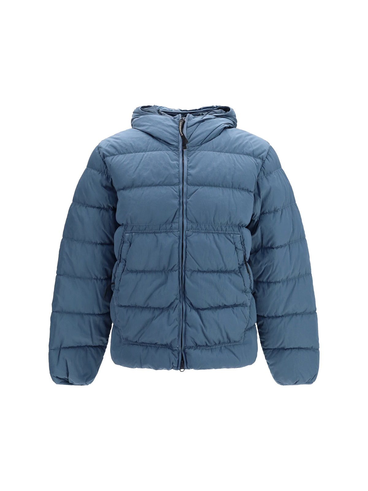 C.P. Company Men Goggle Hooded Jacket In Chrome-R C.P. COMPANY