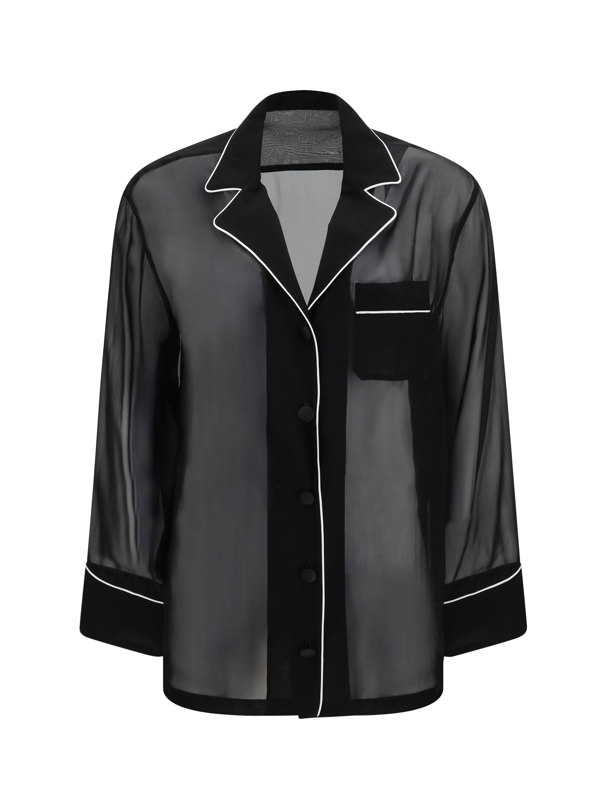 Dolce & Gabbana Women Chiffon Shirt DOLCE & GABBANA