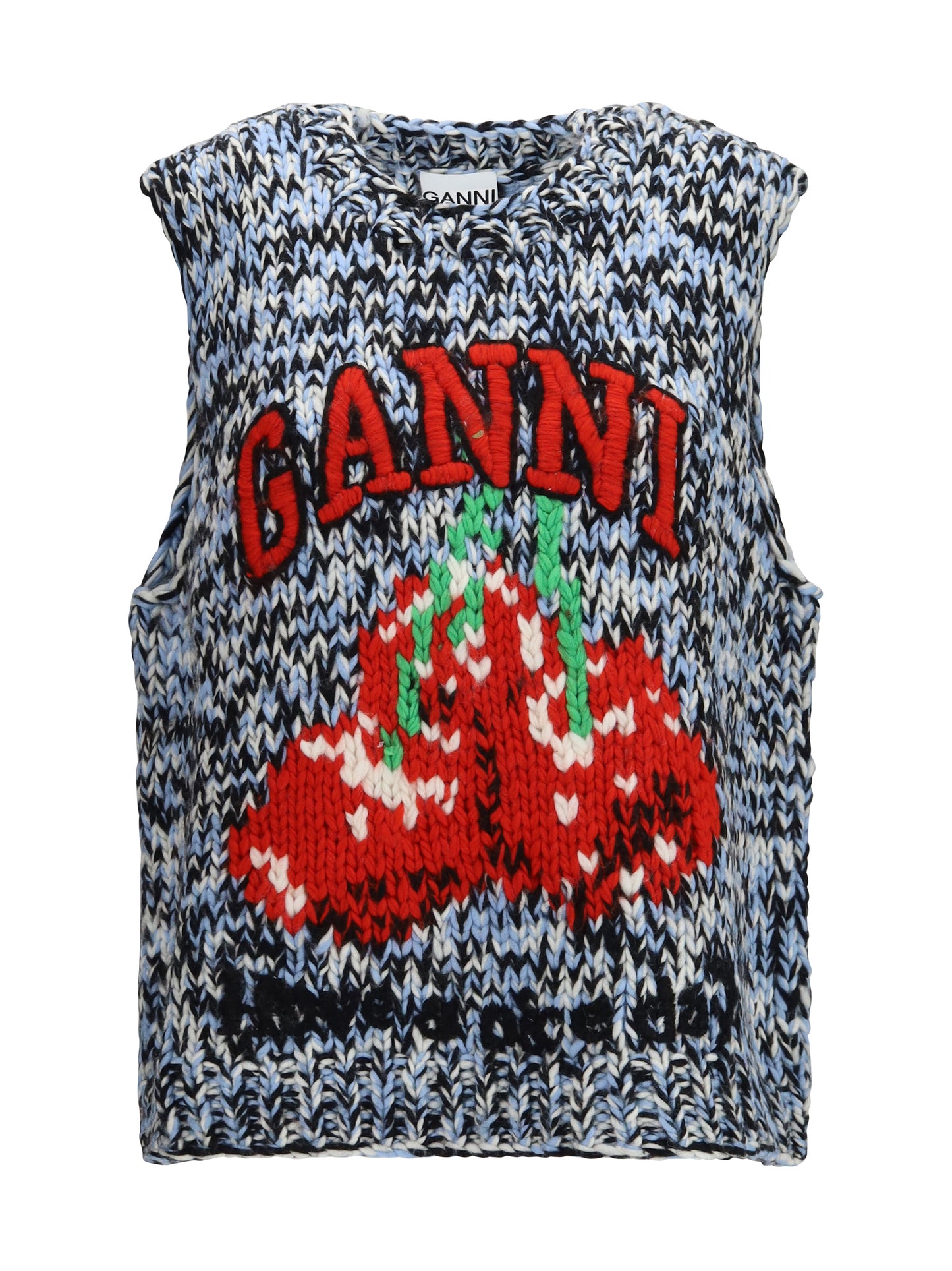 Ganni Women Wool Cherry Vest GANNI