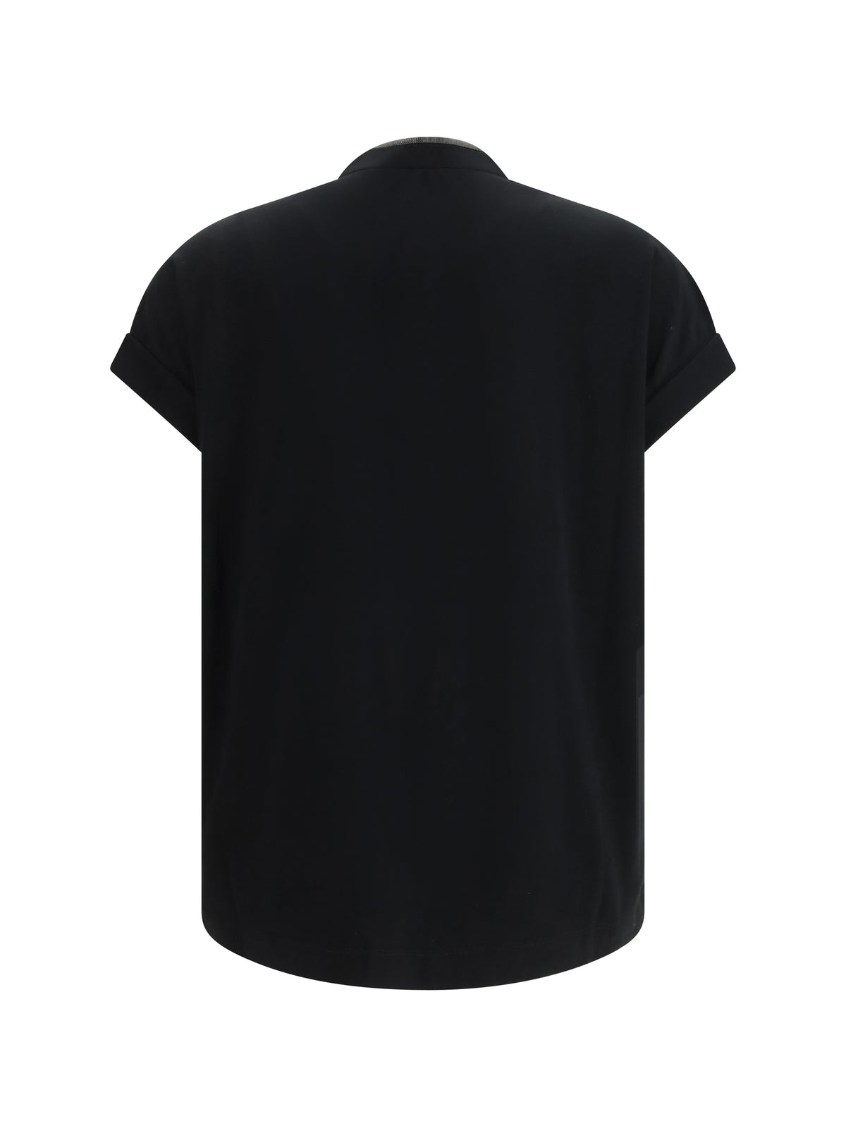 Brunello Cucinelli Women Cotton T-Shirt With Embellishments BRUNELLO CUCINELLI
