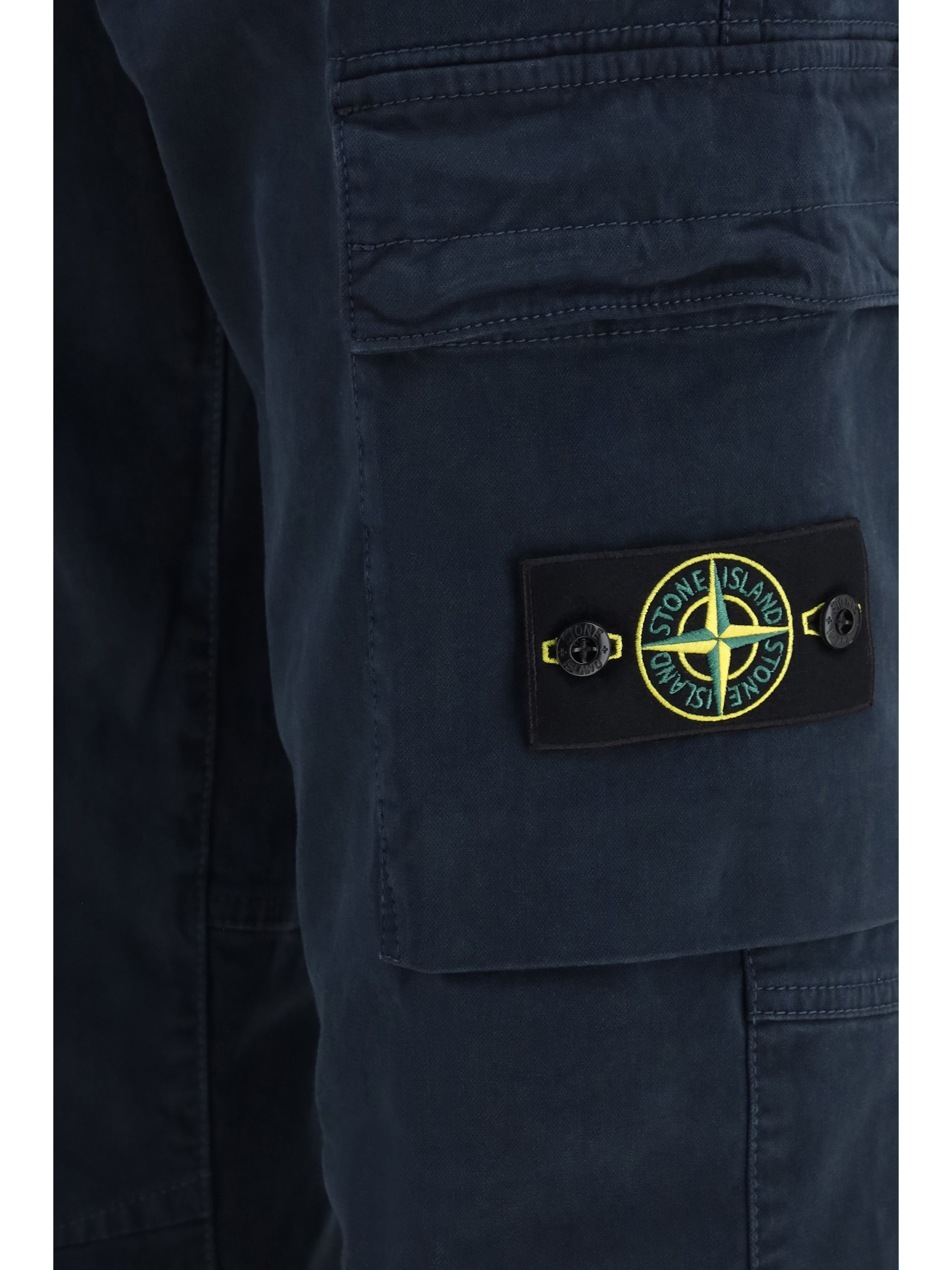 Stone Island Men Cargo Pants With Elasticated Cuffs STONE ISLAND
