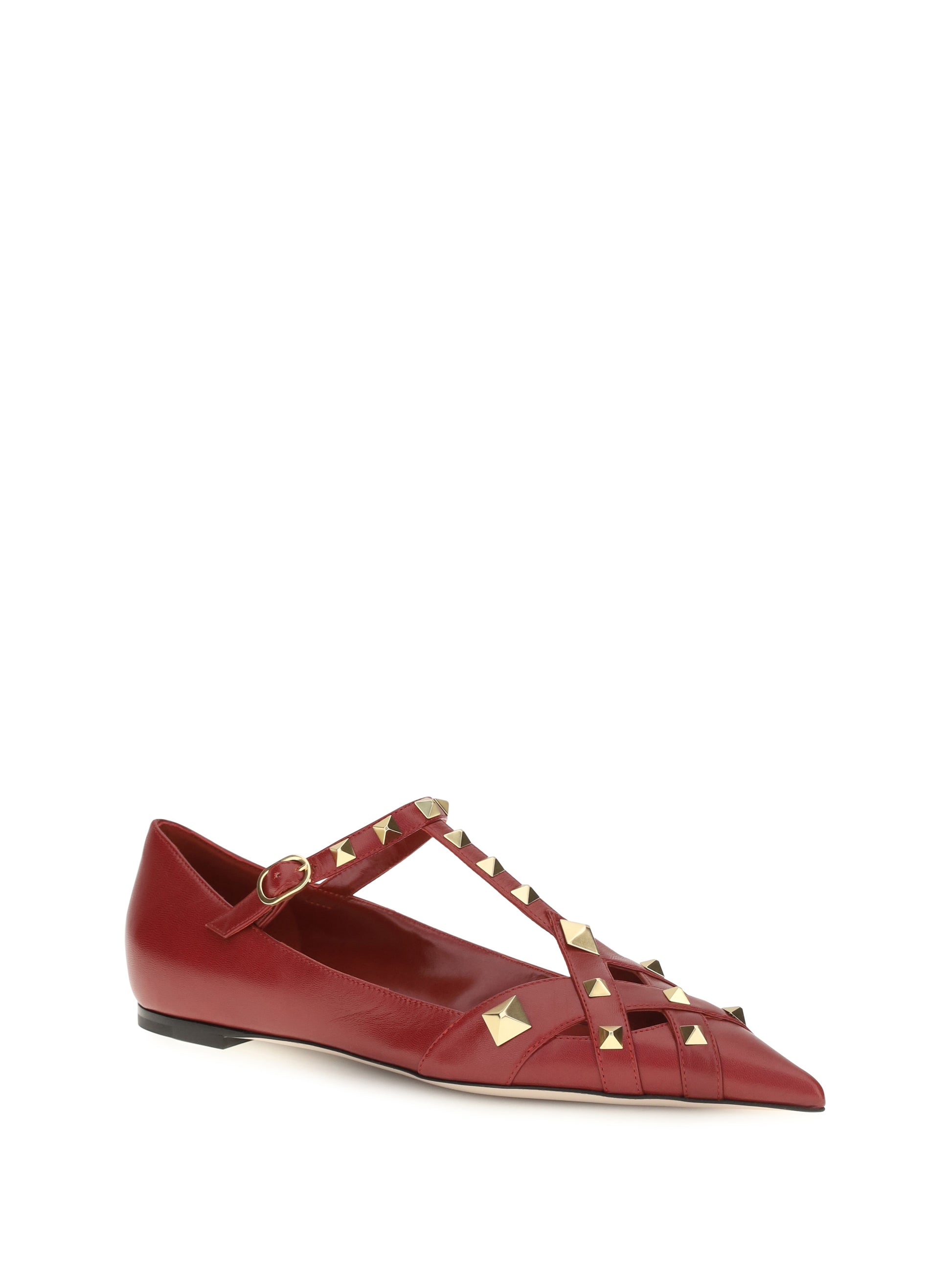 Valentino Garavani Women Studdy Ballerinas In Kidskin VALENTINO GARAVANI