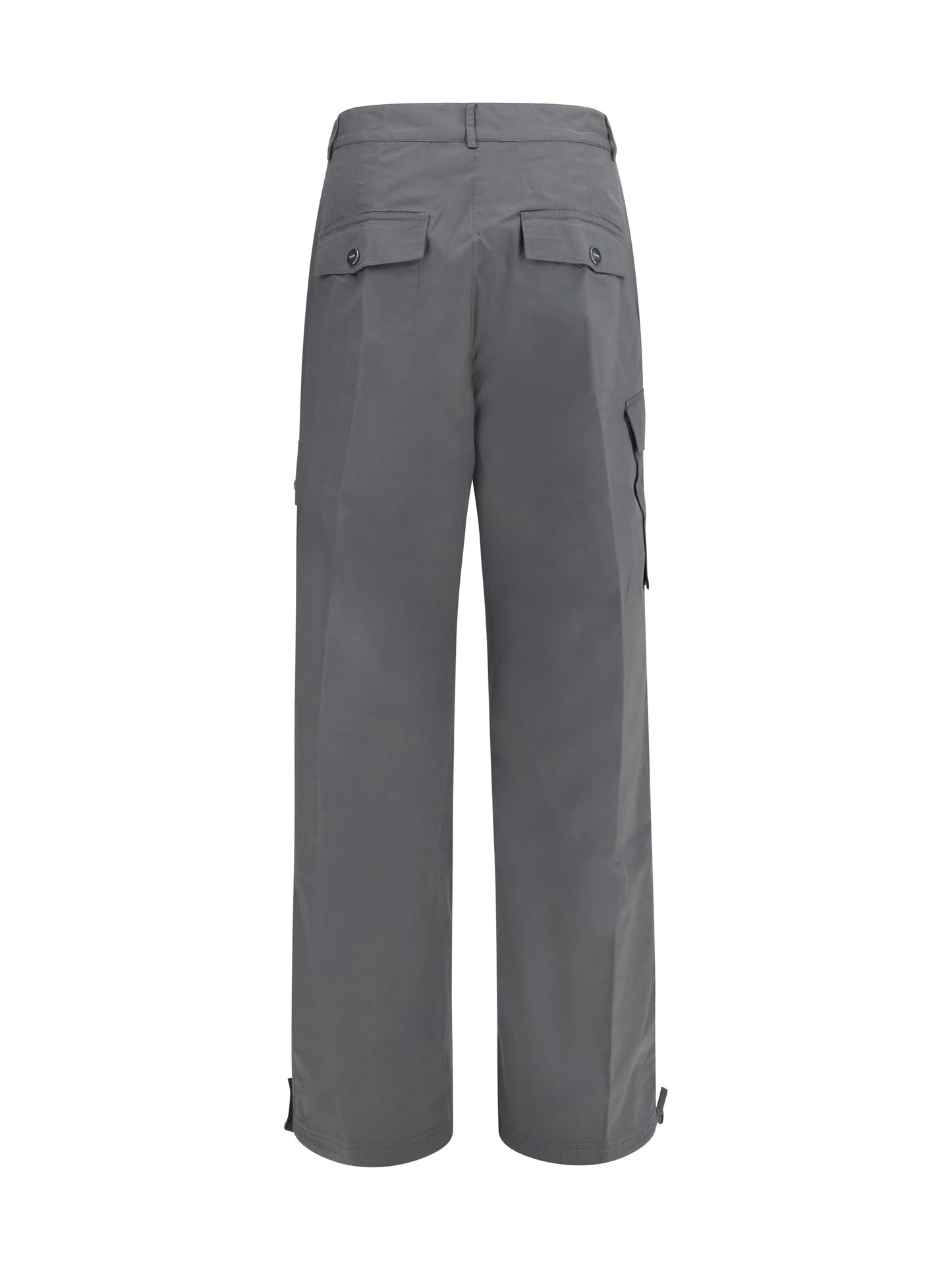 Ganni Women Stretch Cotton Cargo Pants GANNI