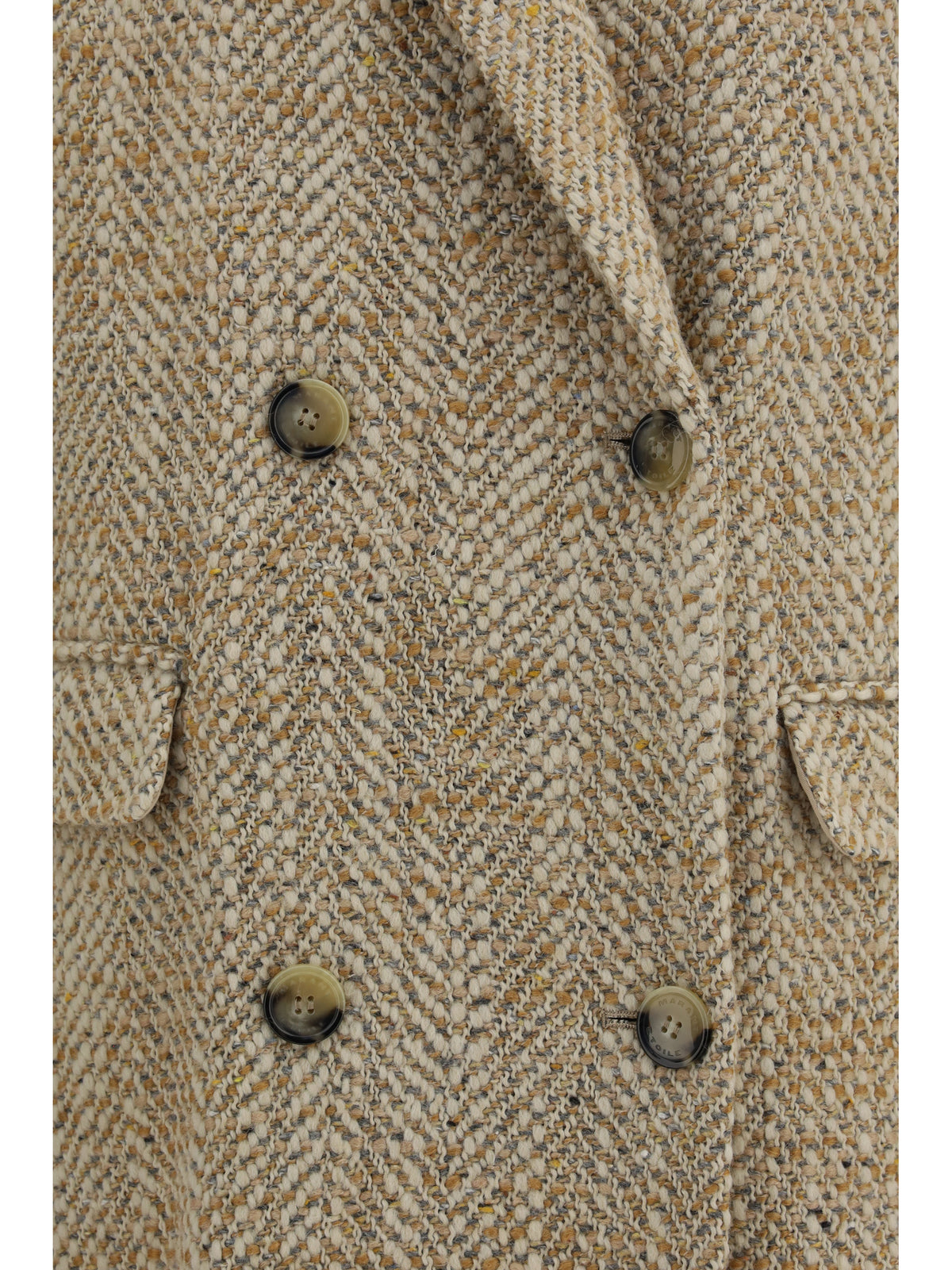 Marant Etoile Women Pilda Herringbone Wool-Blend Coat ISABEL MARANT ETOILE