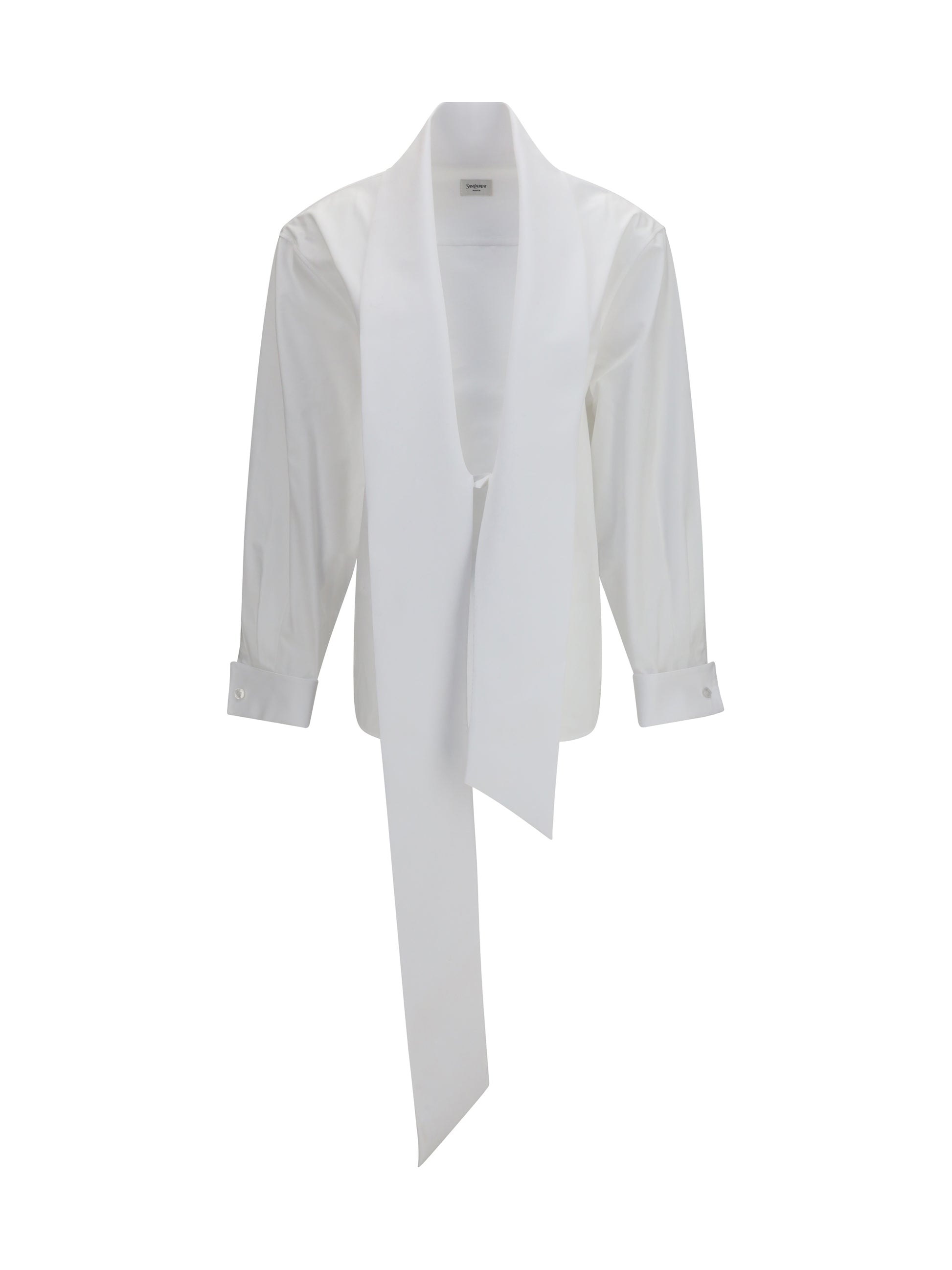 Saint Laurent Women Lavallière Collar Shirt SAINT LAURENT
